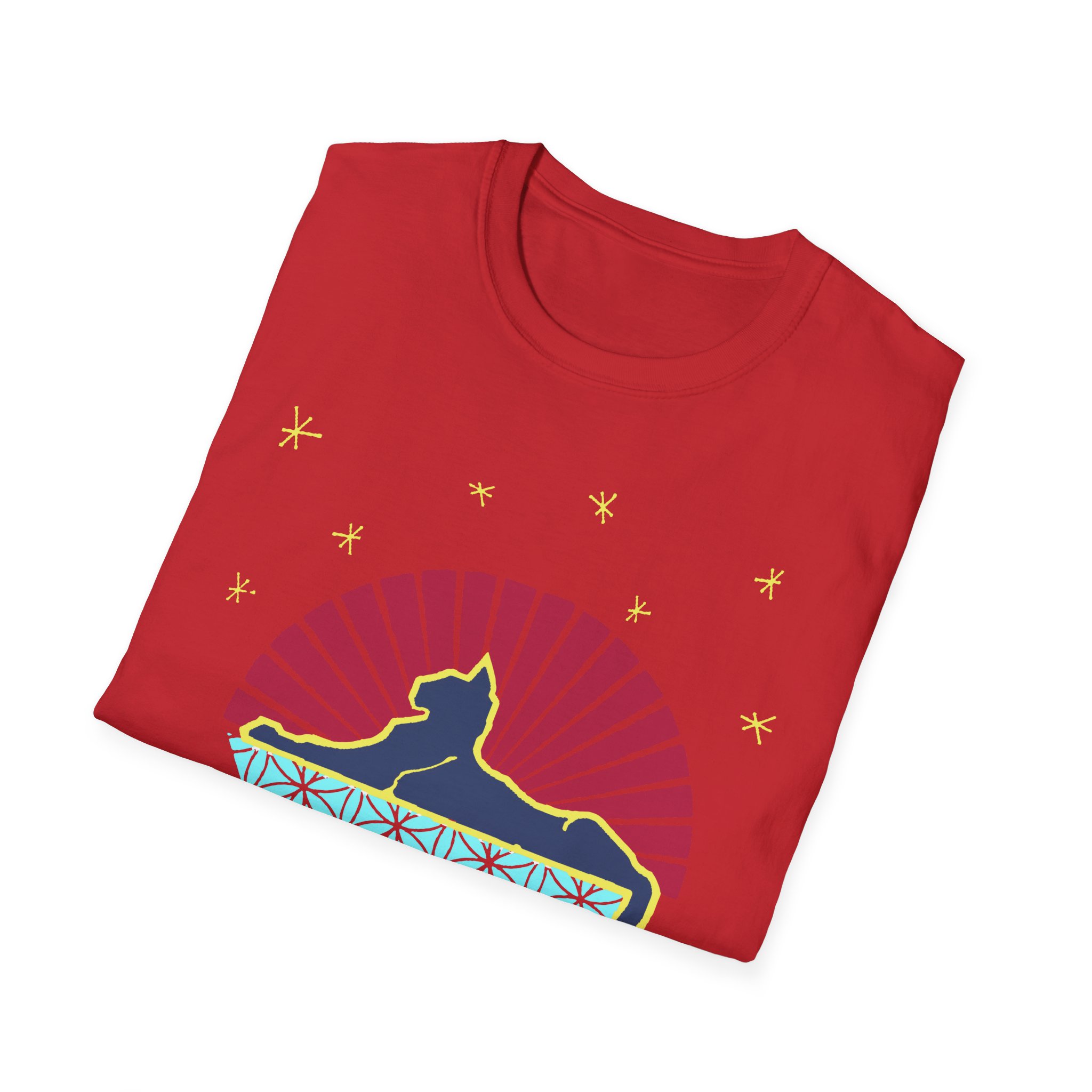 Grateful Dead Cat Under Stars Lot Shirt Unisex Softstyle T-Shirt - Image 40