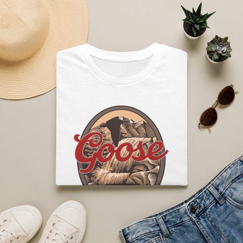 Goose Waterfall Banner Lot Shirt Unisex Softstyle