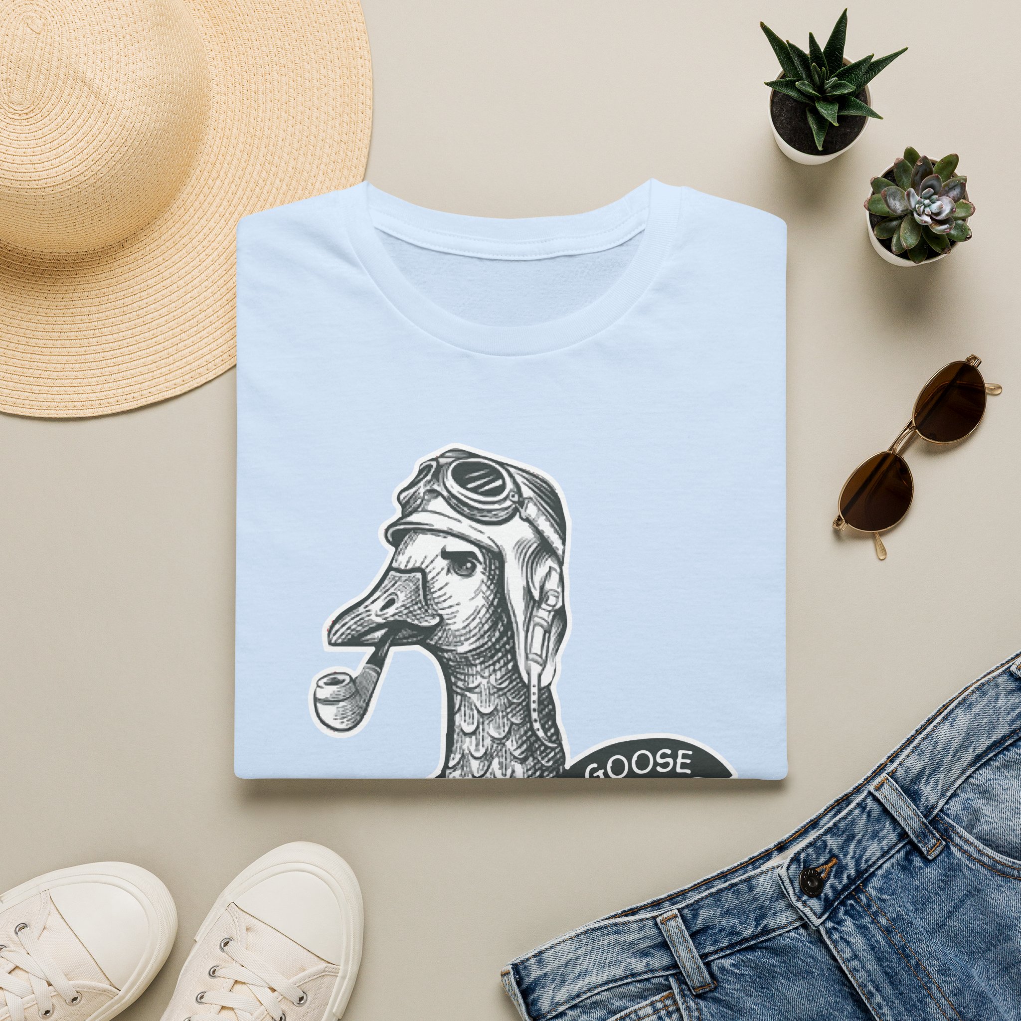 Goose Pilot Lot Shirt Unisex Softstyle - Image 37
