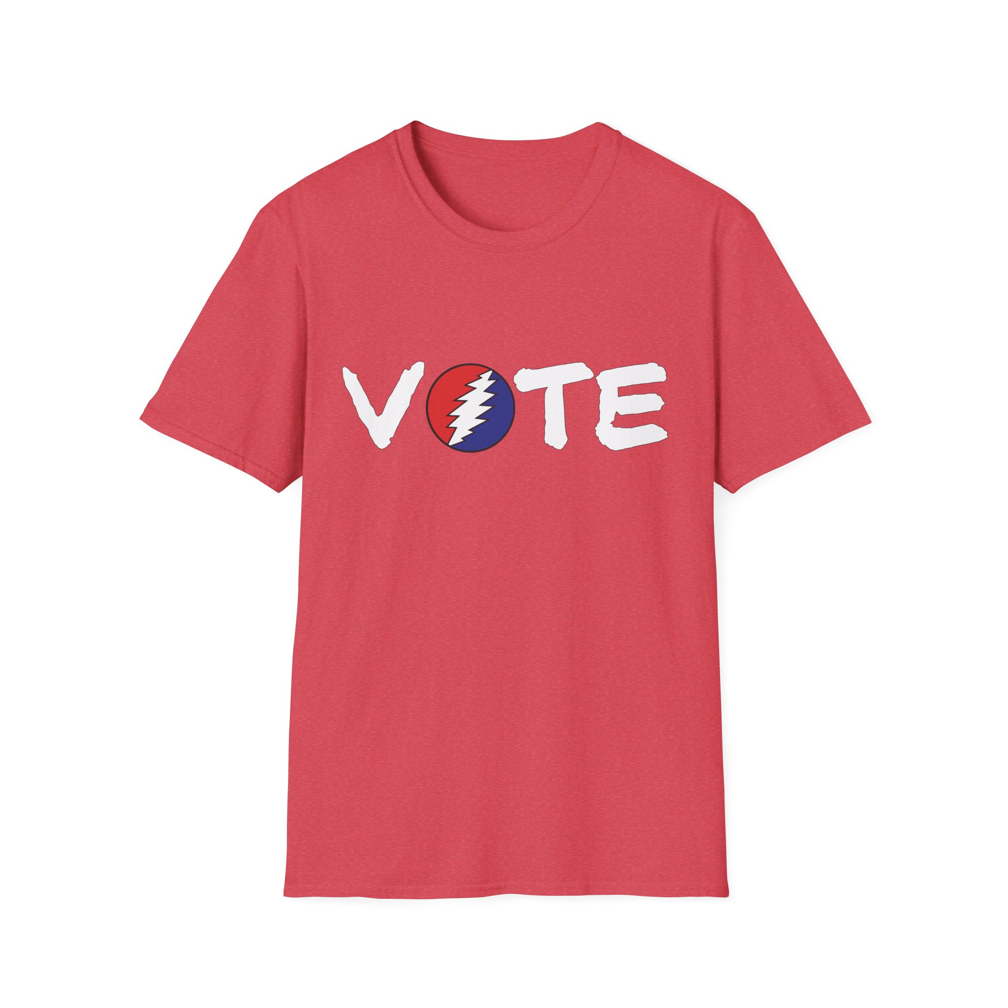 Grateful Dead Vote Lot Shirt White Unisex Softstyle - Image 63