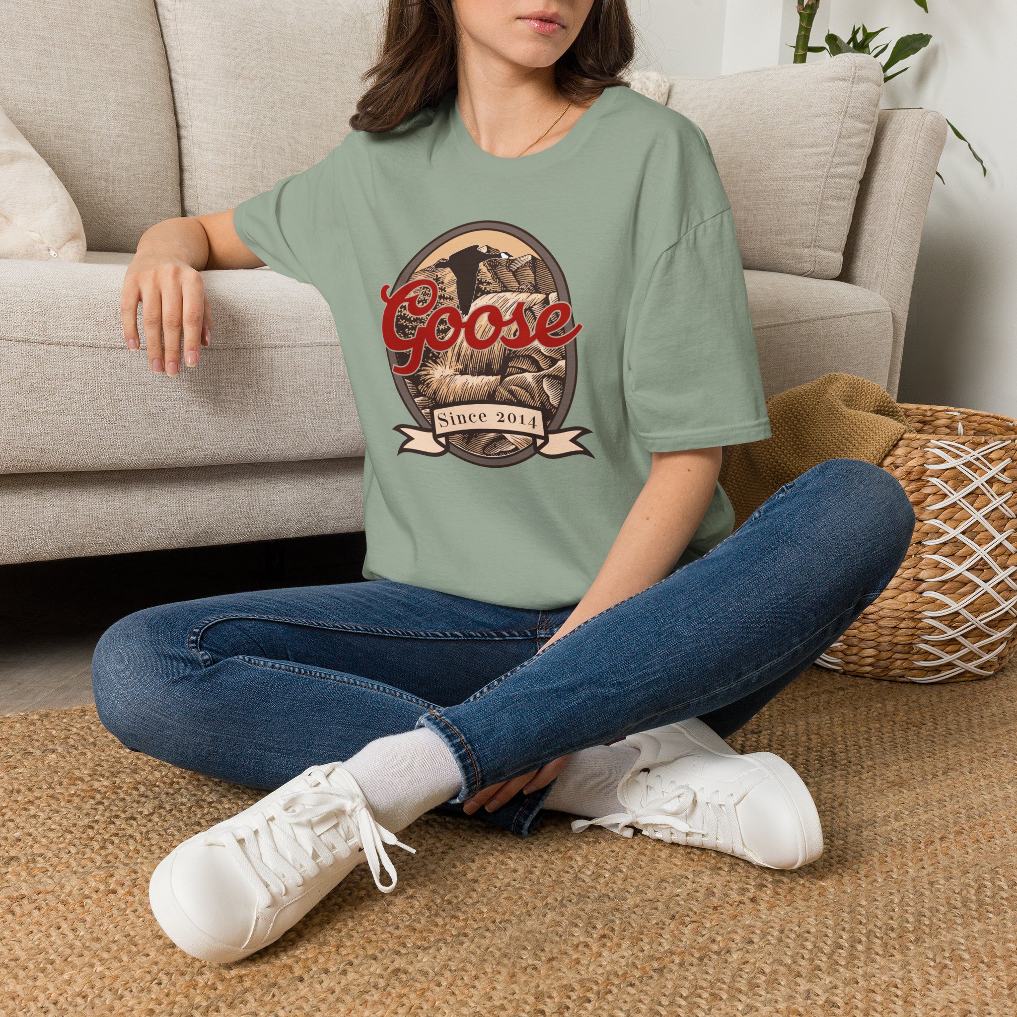 Goose Waterfall Banner Lot Shirt Unisex Softstyle - Image 26