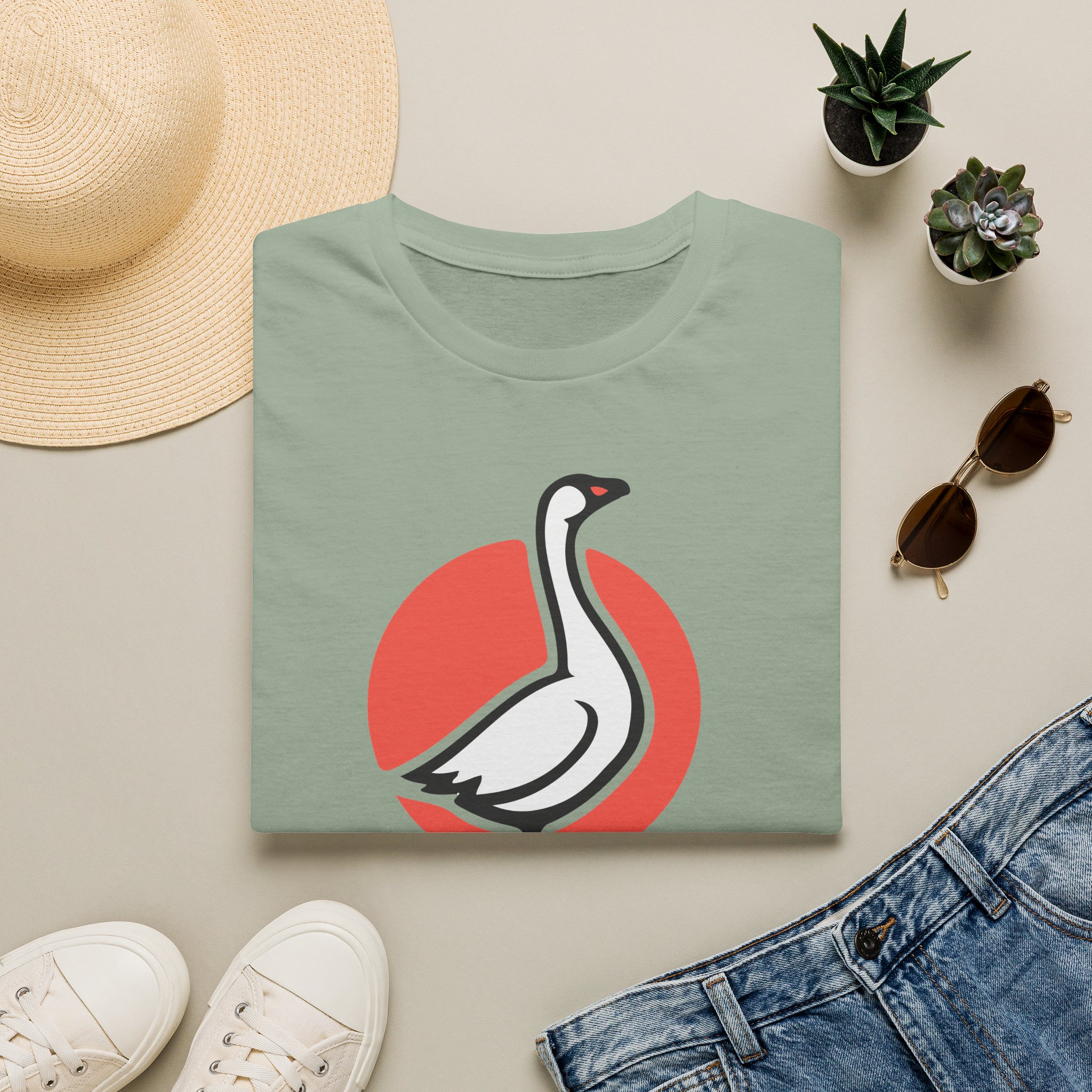 Goose Big Sunshine Lot Shirt Unisex Softstyle - Image 21