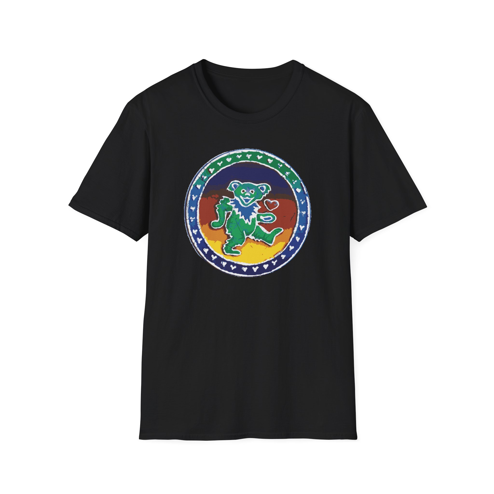Grateful Dead Dancing Bear Lot Shirt Unisex Softstyle T-Shirt - Image 5