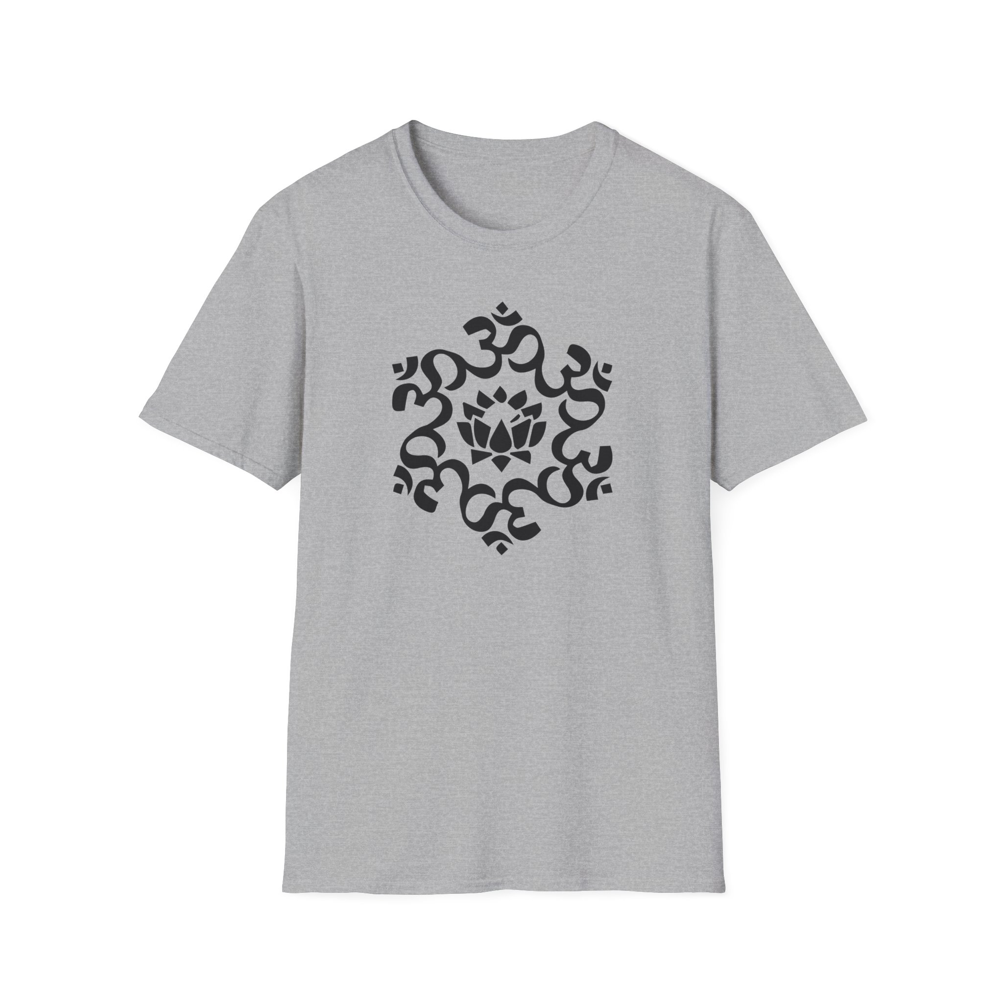 Third Eye om lotus Unisex Softstyle T-Shirt - Image 4