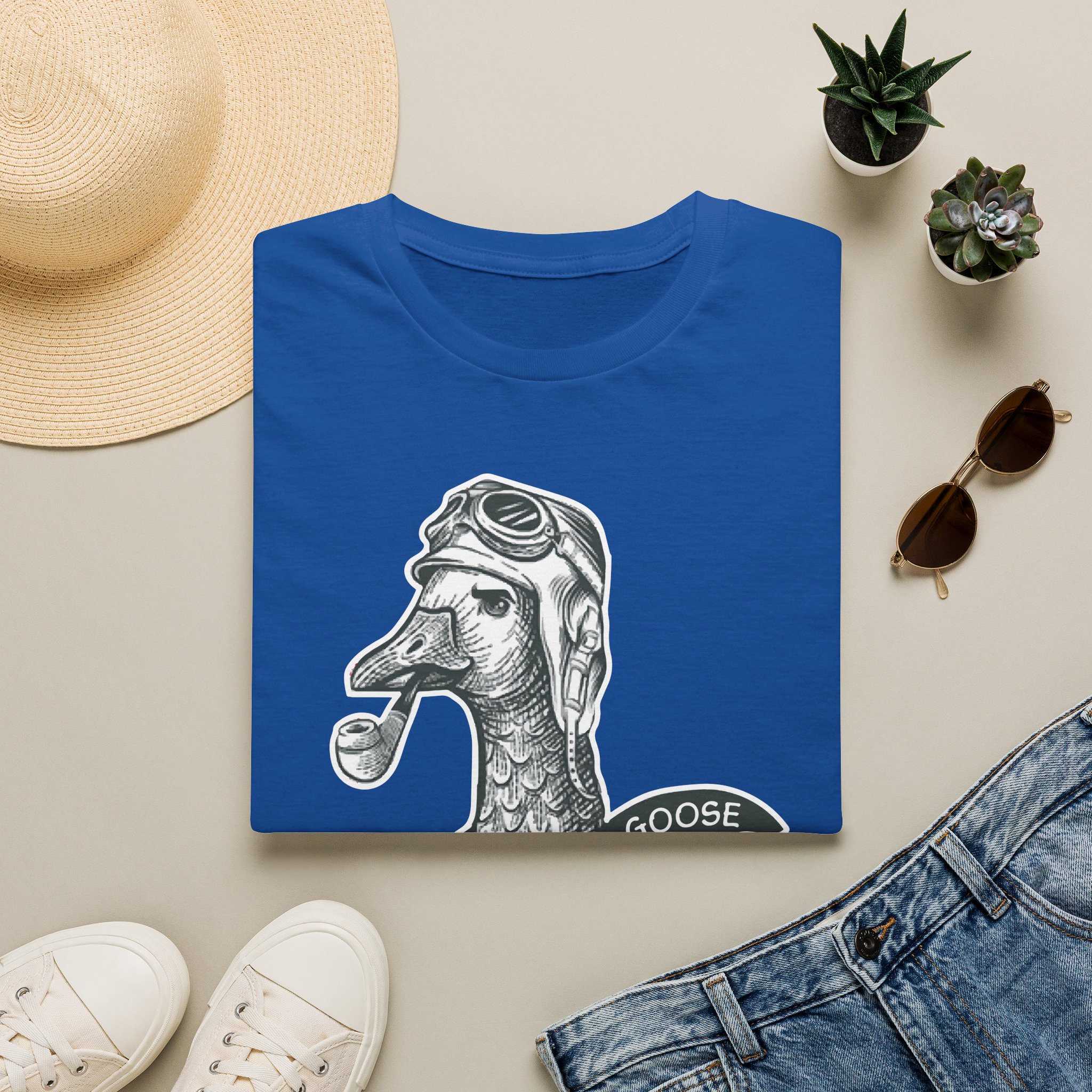 Goose Pilot Lot Shirt Unisex Softstyle - Image 49