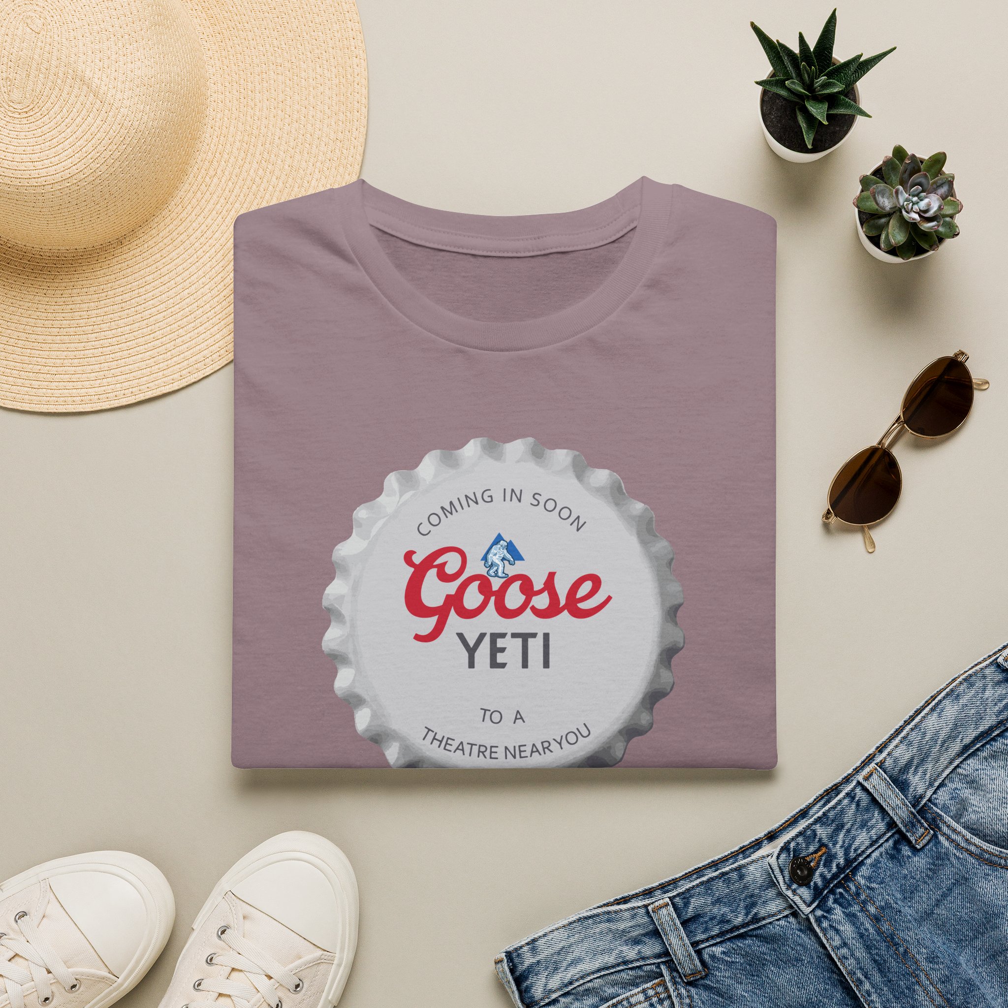Goose Yeti Bottlecap Lot Shirt Unisex Softstyle - Image 41