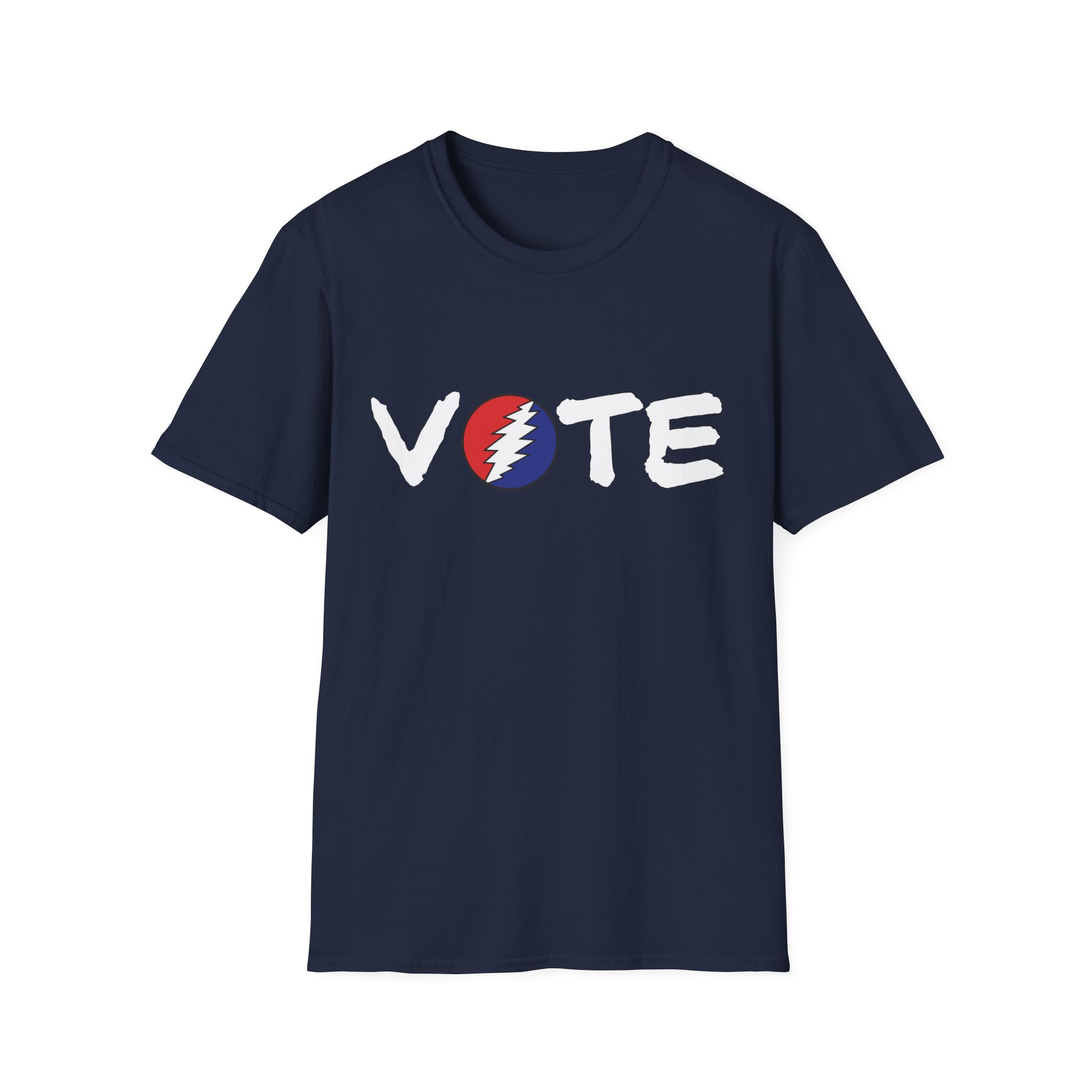 Grateful Dead Vote Lot Shirt White Unisex Softstyle - Image 55