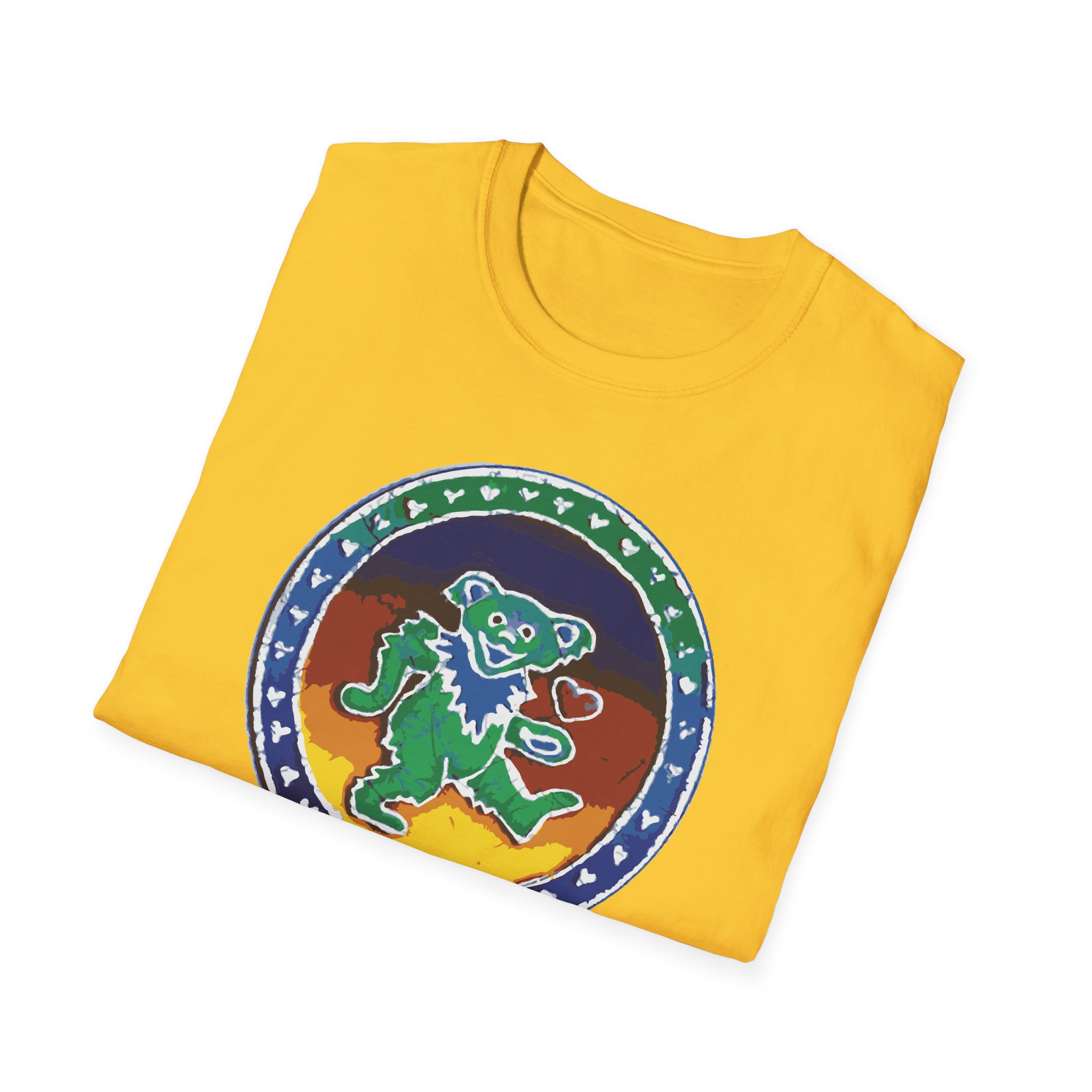 Grateful Dead Dancing Bear Lot Shirt Unisex Softstyle T-Shirt - Image 16
