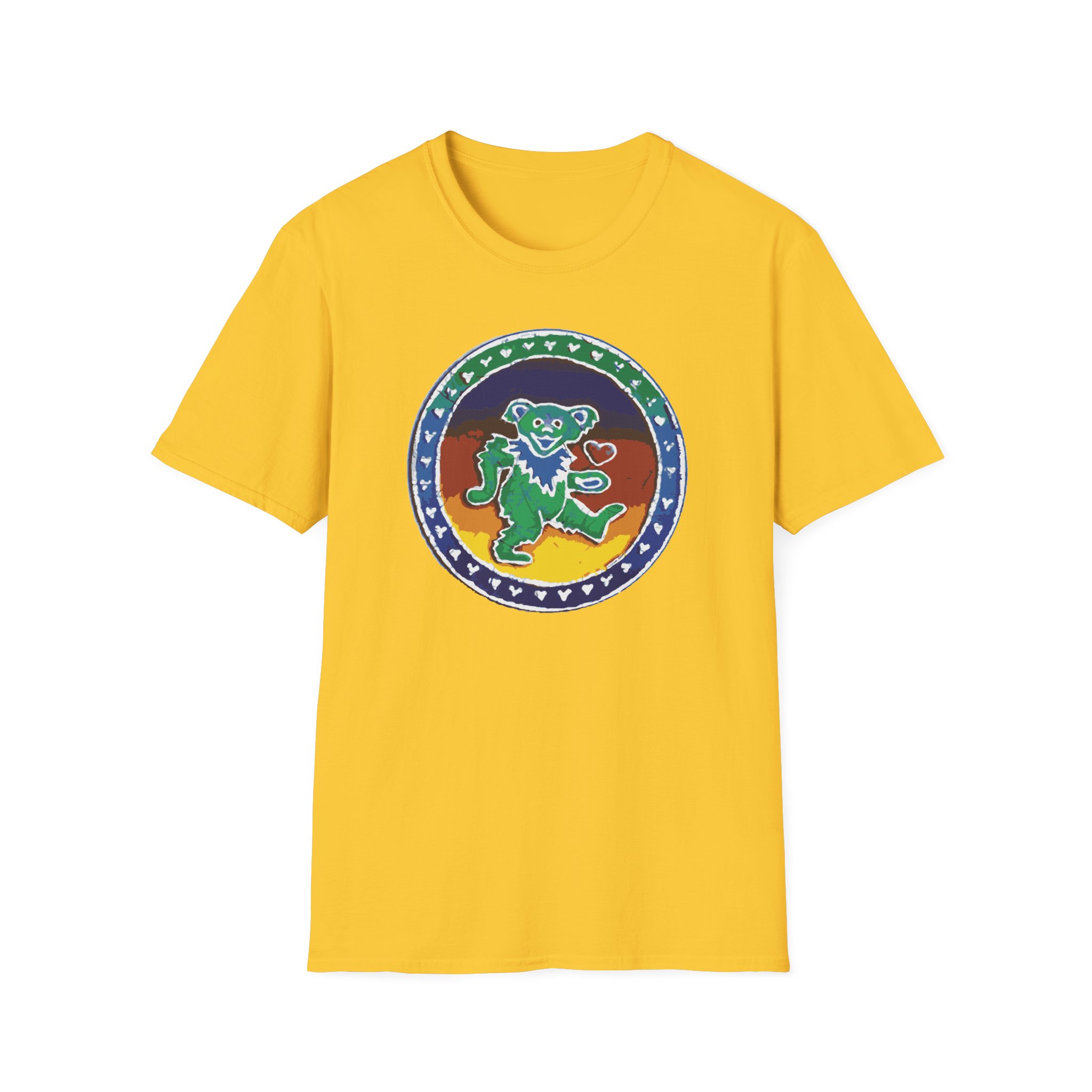 Grateful Dead Dancing Bear Lot Shirt Unisex Softstyle T-Shirt - Image 13