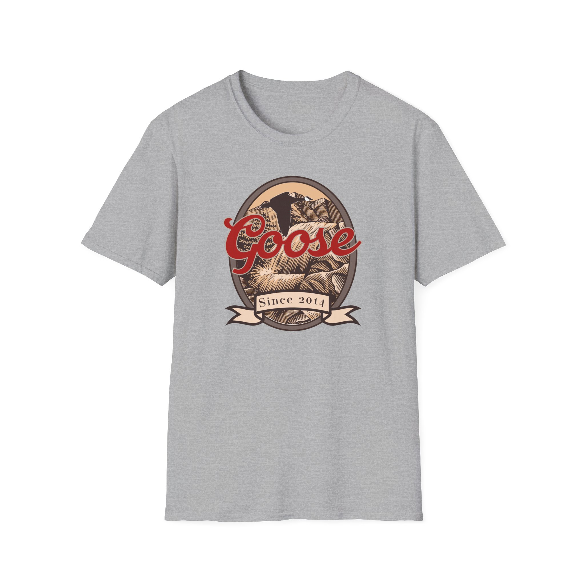 Goose Waterfall Banner Lot Shirt Unisex Softstyle - Image 11