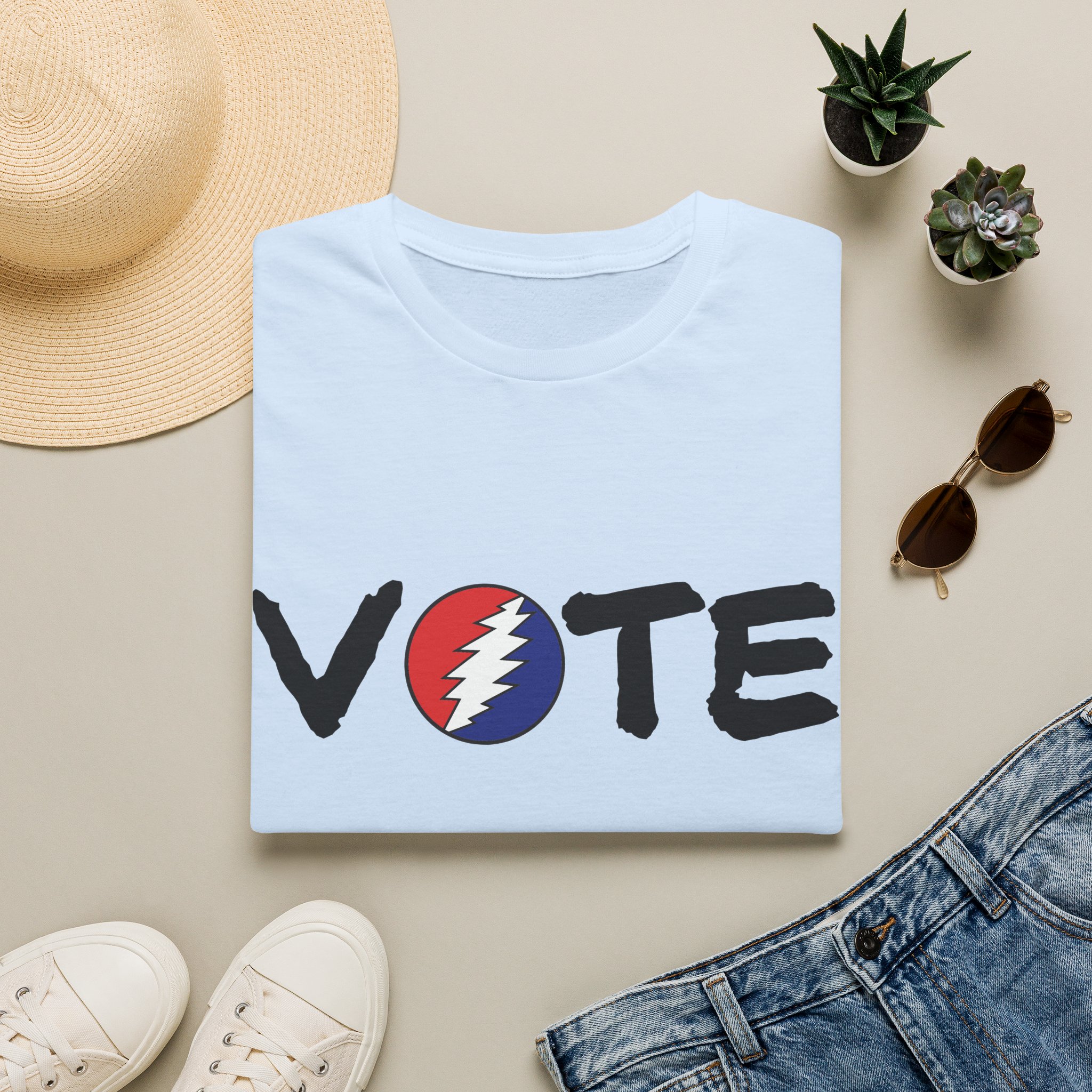 Grateful Dead Vote Lot Shirt Black Unisex Softstyle - Image 13
