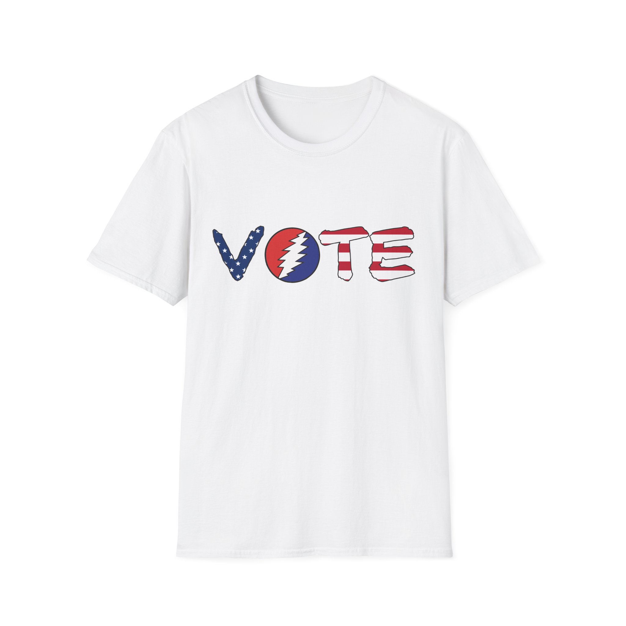 Grateful Dead Vote Lot Shirt Flag Unisex Softstyle - Image 3