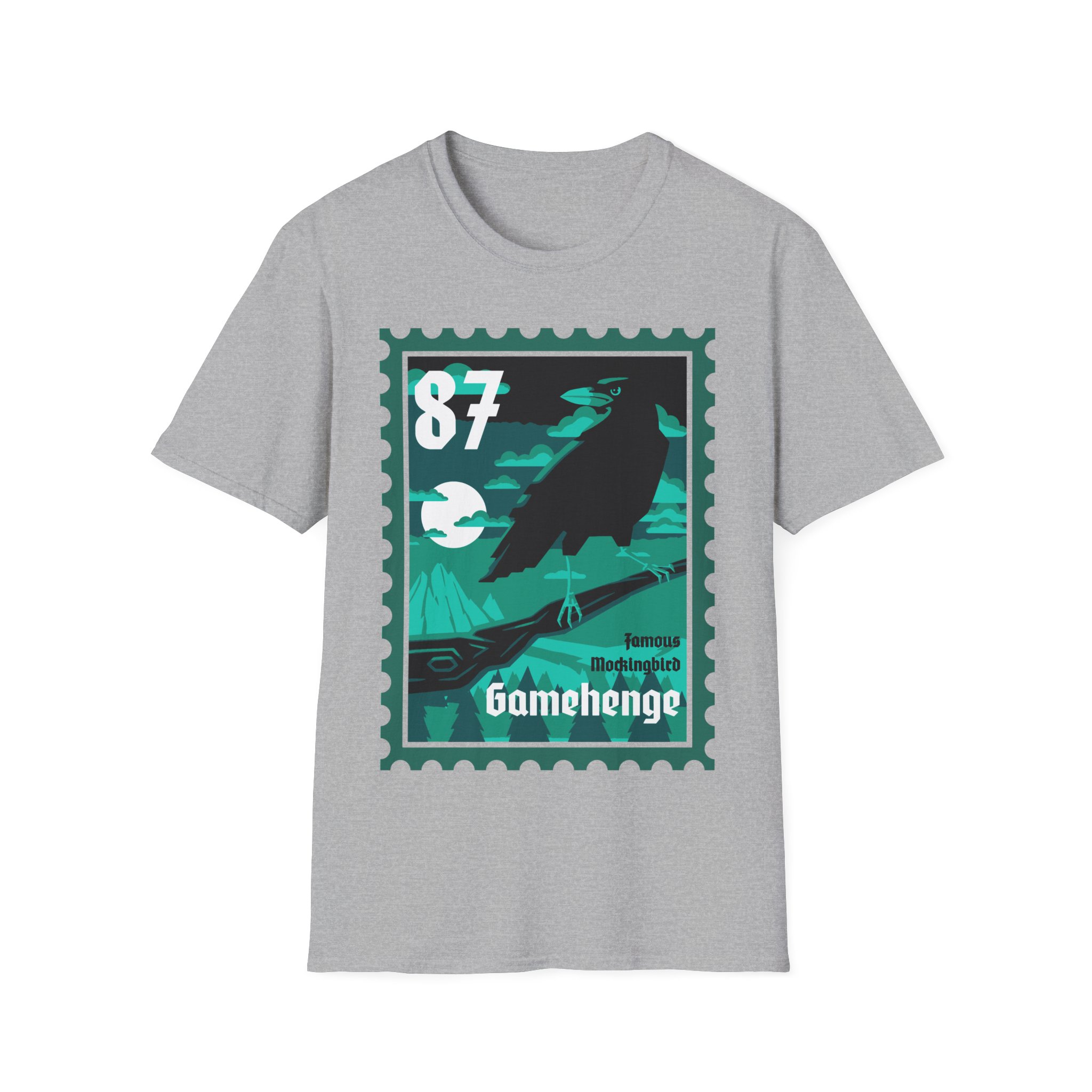 Phish Gamehenge Famous Mockingbird Lot Shirt Unisex Softstyle - Image 2