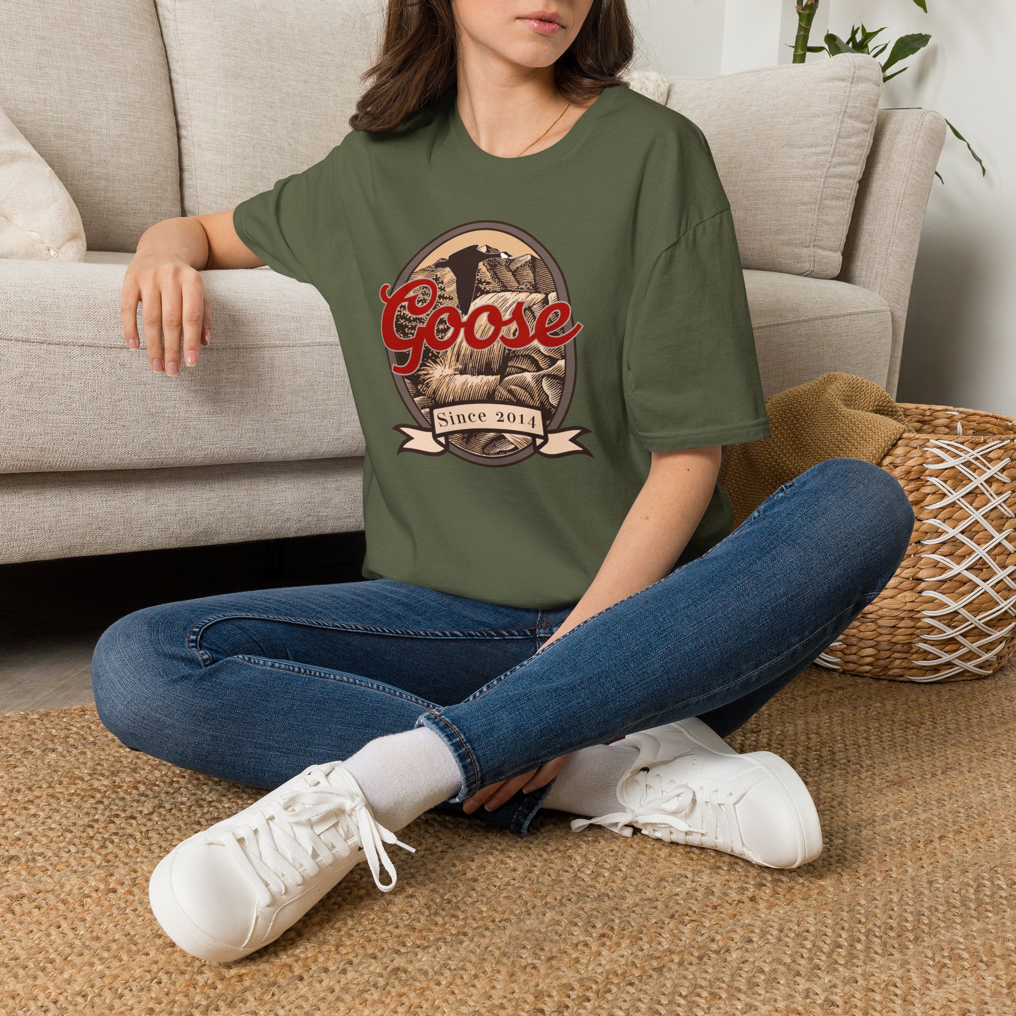 Goose Waterfall Banner Lot Shirt Unisex Softstyle - Image 22