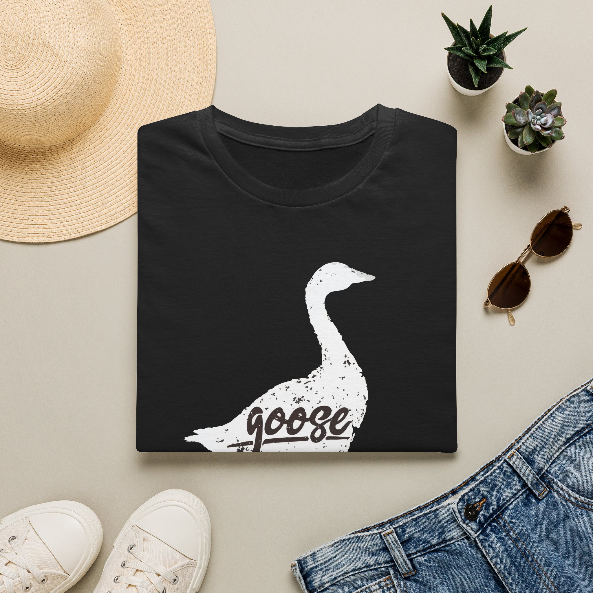 Goose White Goose Lot Shirt Unisex Softstyle
