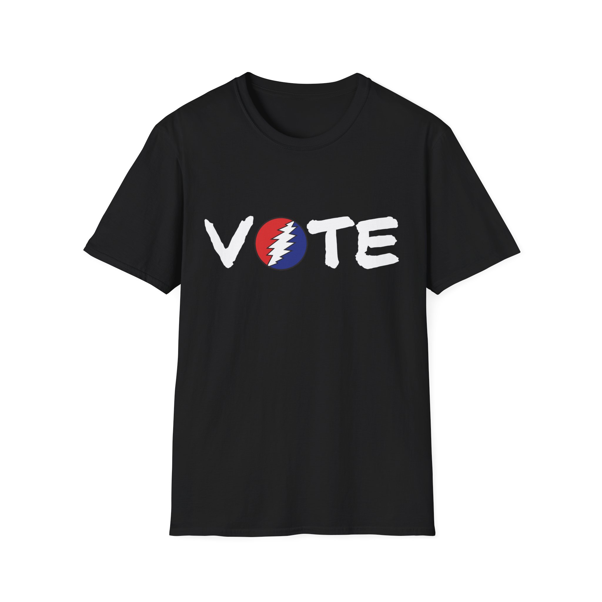 Grateful Dead Vote Lot Shirt White Unisex Softstyle - Image 7