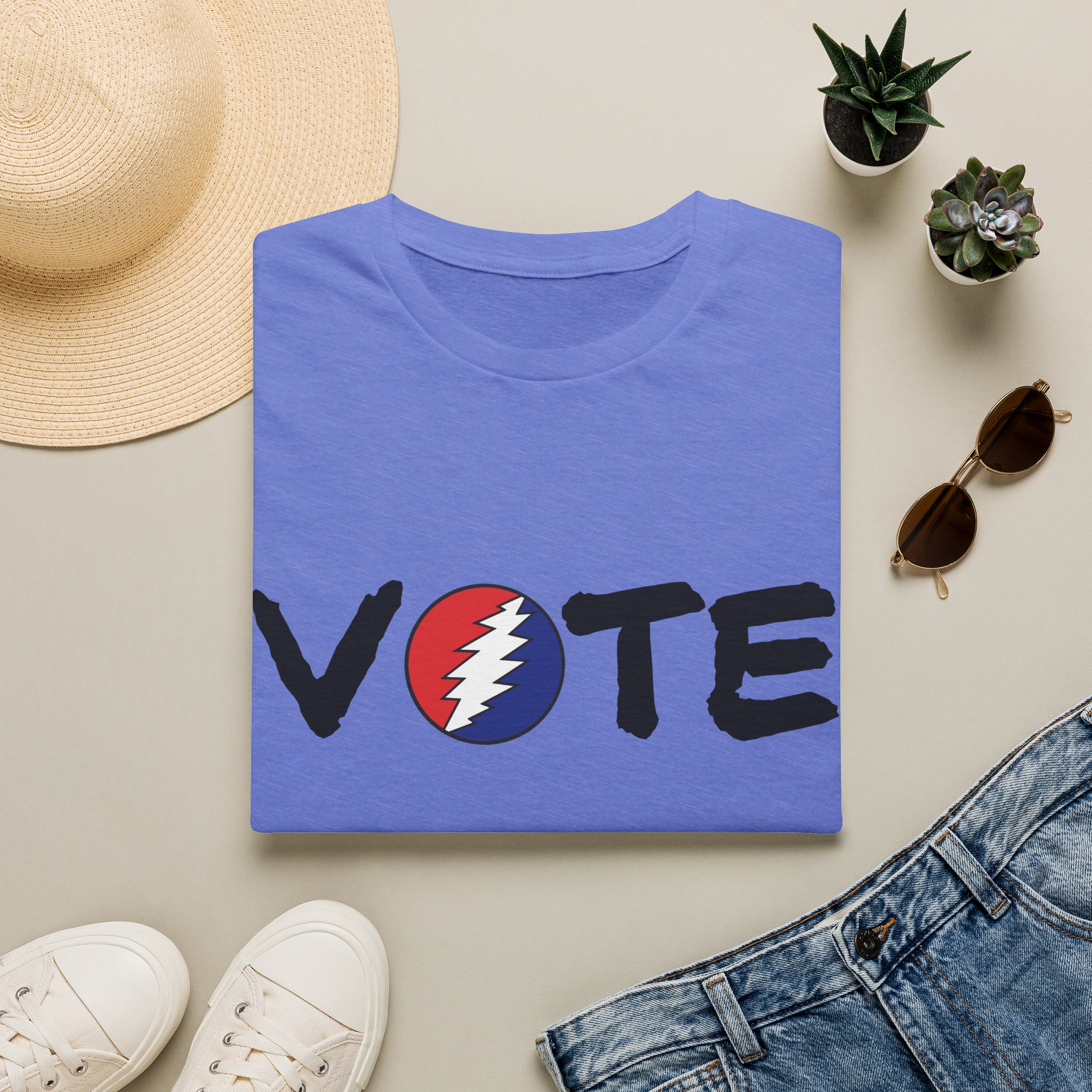 Grateful Dead Vote Lot Shirt Black Unisex Softstyle - Image 17