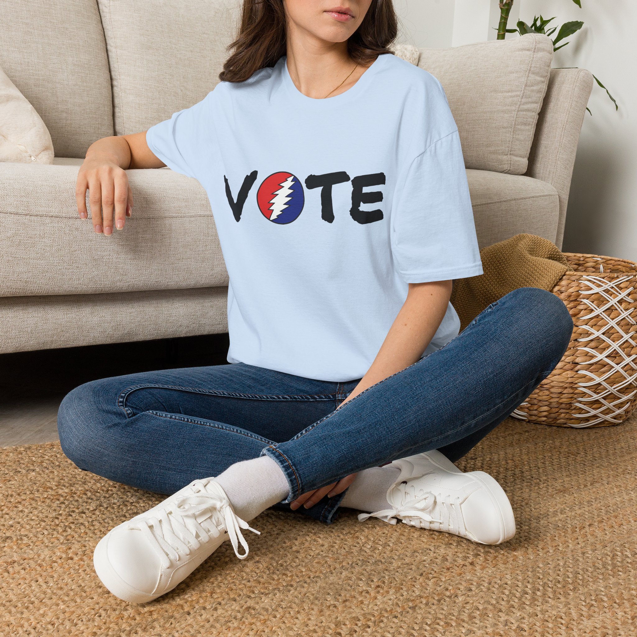 Grateful Dead Vote Lot Shirt Black Unisex Softstyle - Image 14