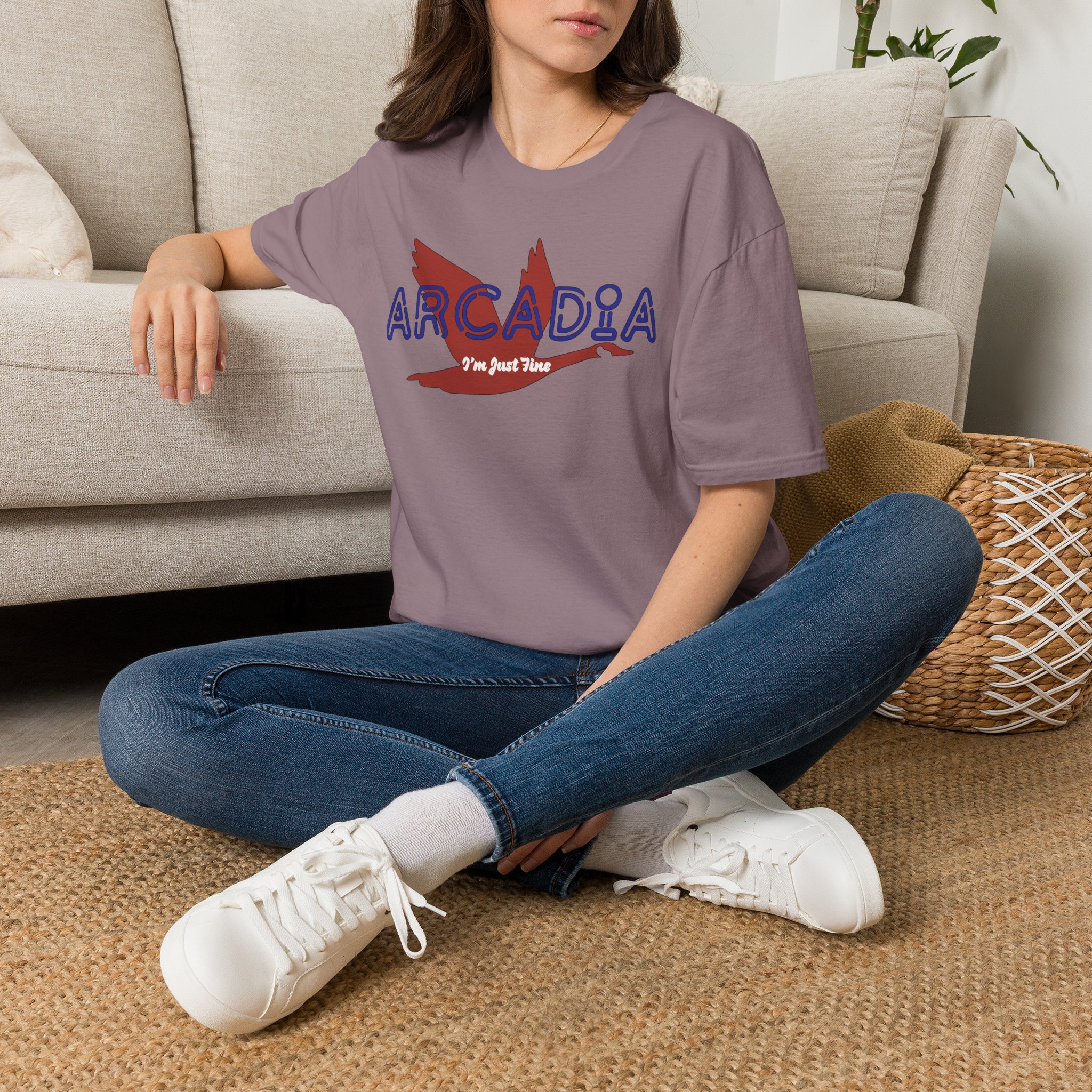 Goose Arcadia I'm Just Fine Lot Shirt Unisex Softstyle - Image 38