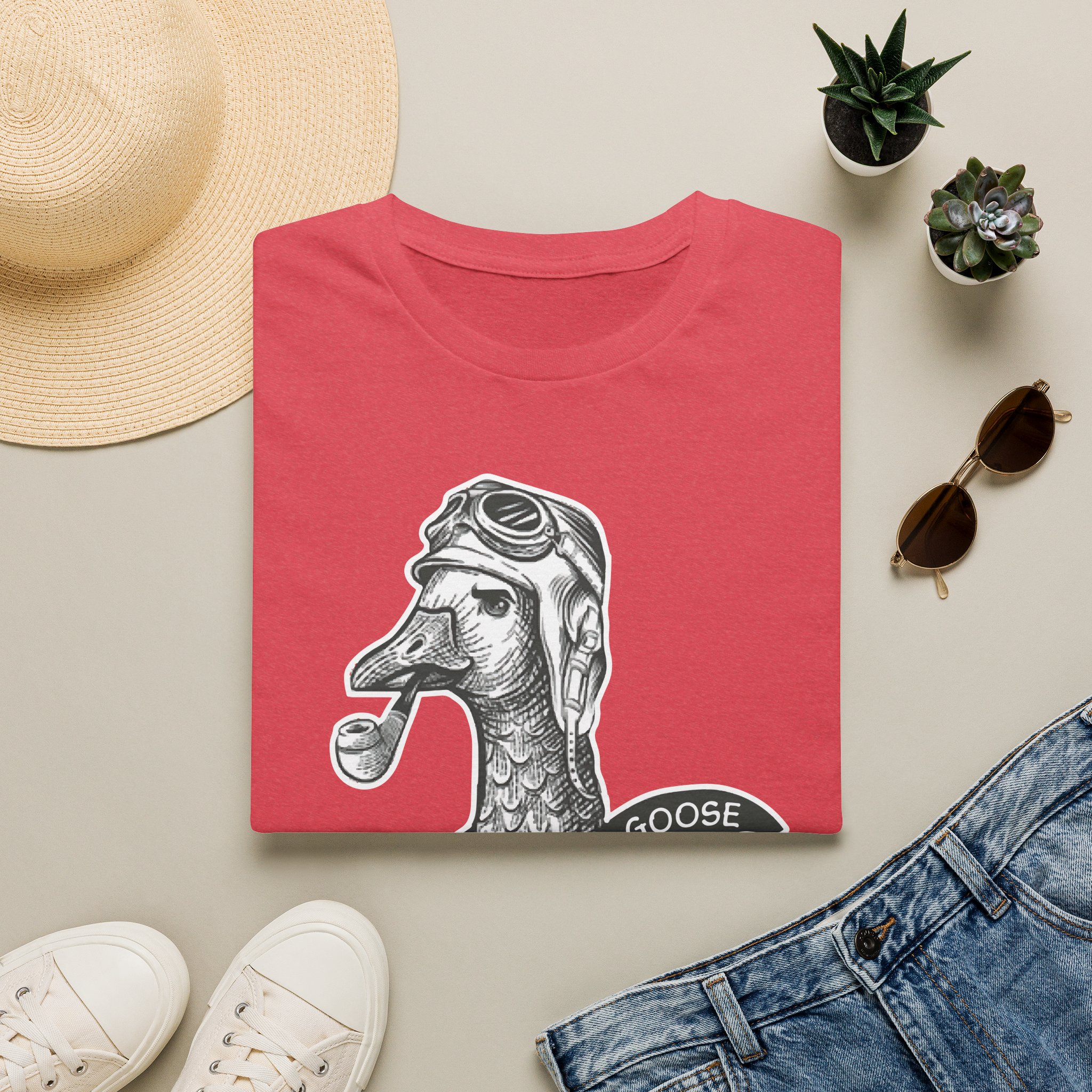 Goose Pilot Lot Shirt Unisex Softstyle - Image 61