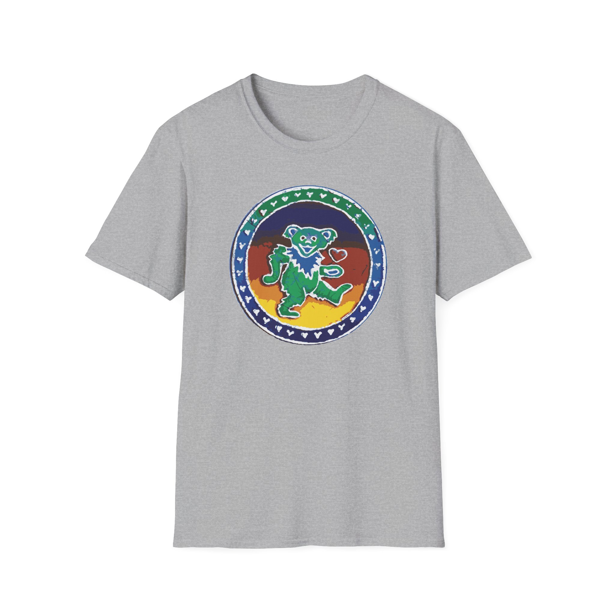 Grateful Dead Dancing Bear Lot Shirt Unisex Softstyle T-Shirt - Image 9