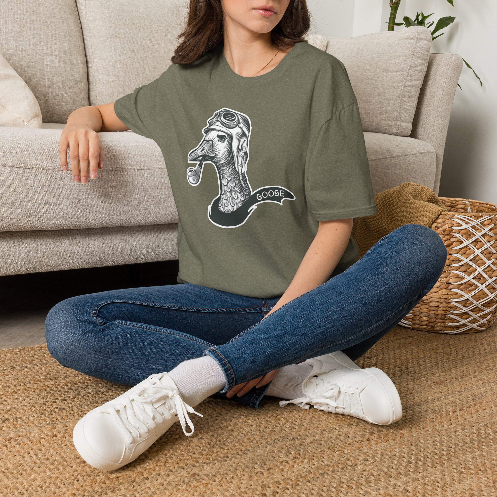 Goose Pilot Lot Shirt Unisex Softstyle - Image 18