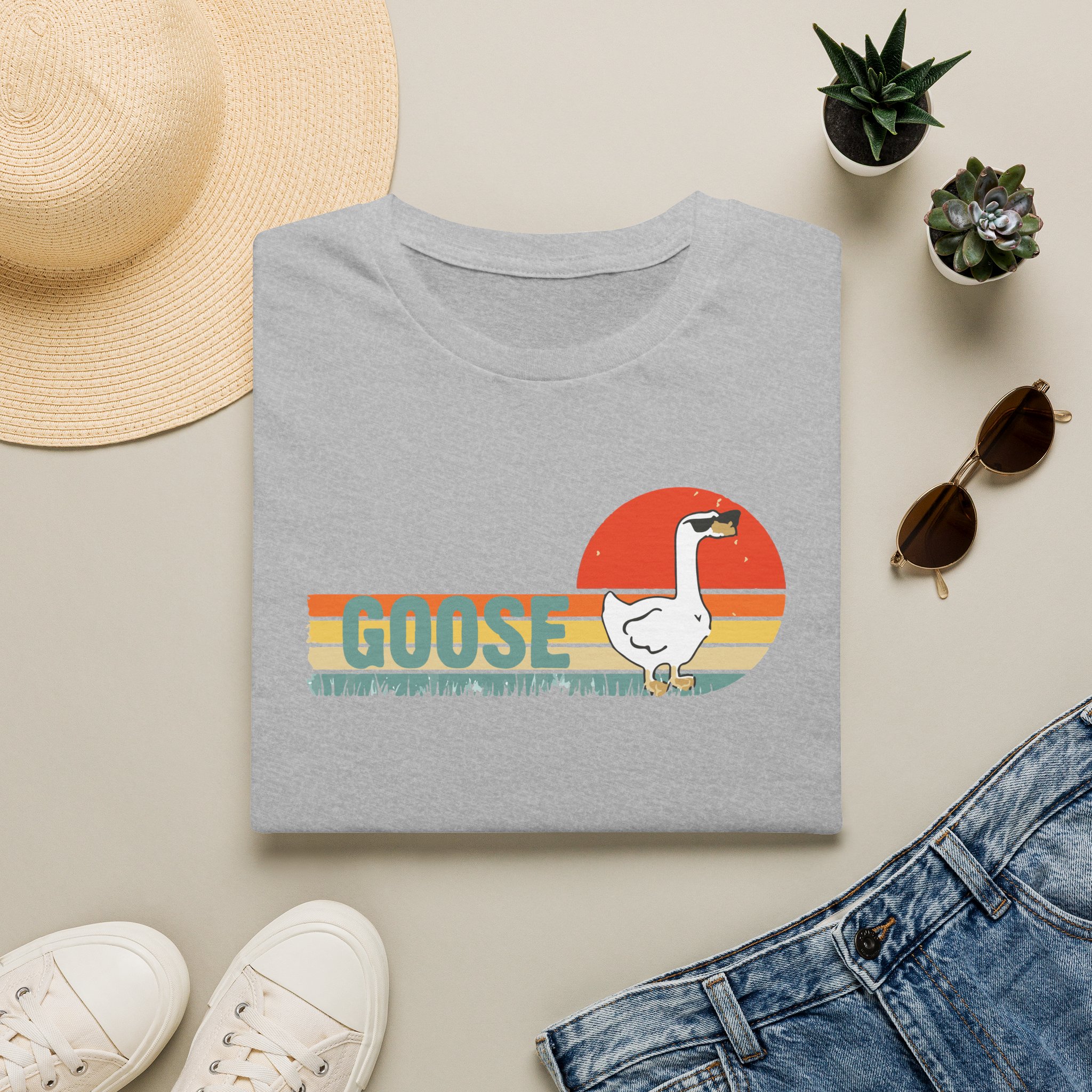 Goose Retro Lot Shirt Unisex Softstyle - Image 9
