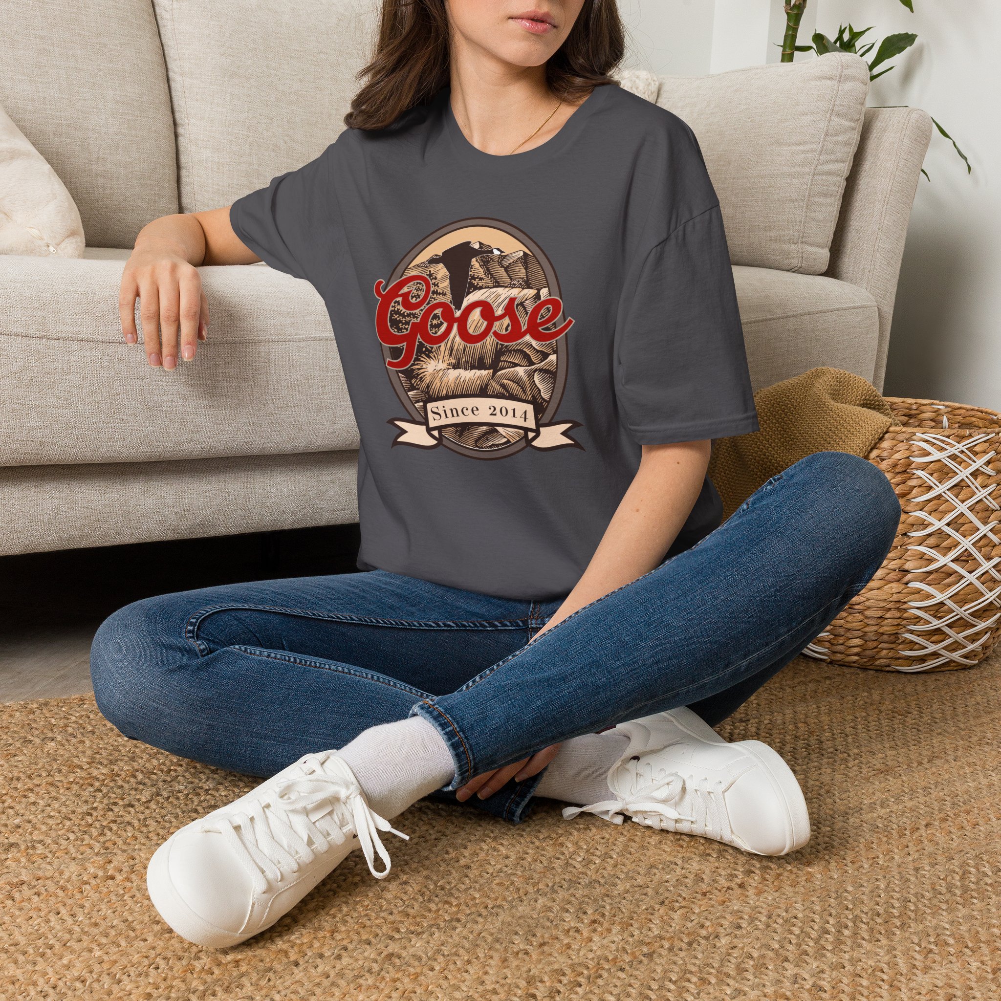 Goose Waterfall Banner Lot Shirt Unisex Softstyle - Image 34