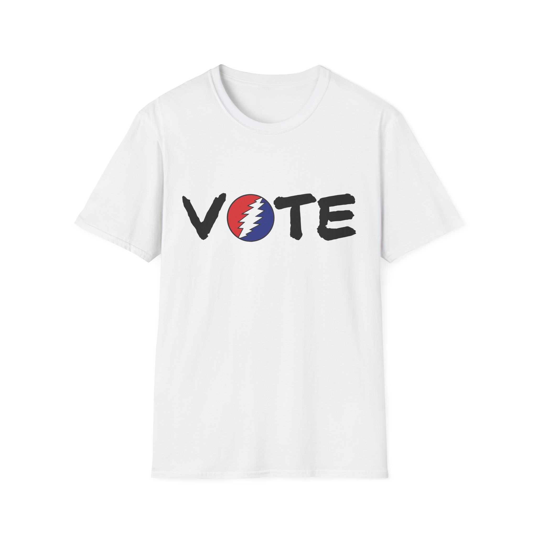 Grateful Dead Vote Lot Shirt Black Unisex Softstyle - Image 3