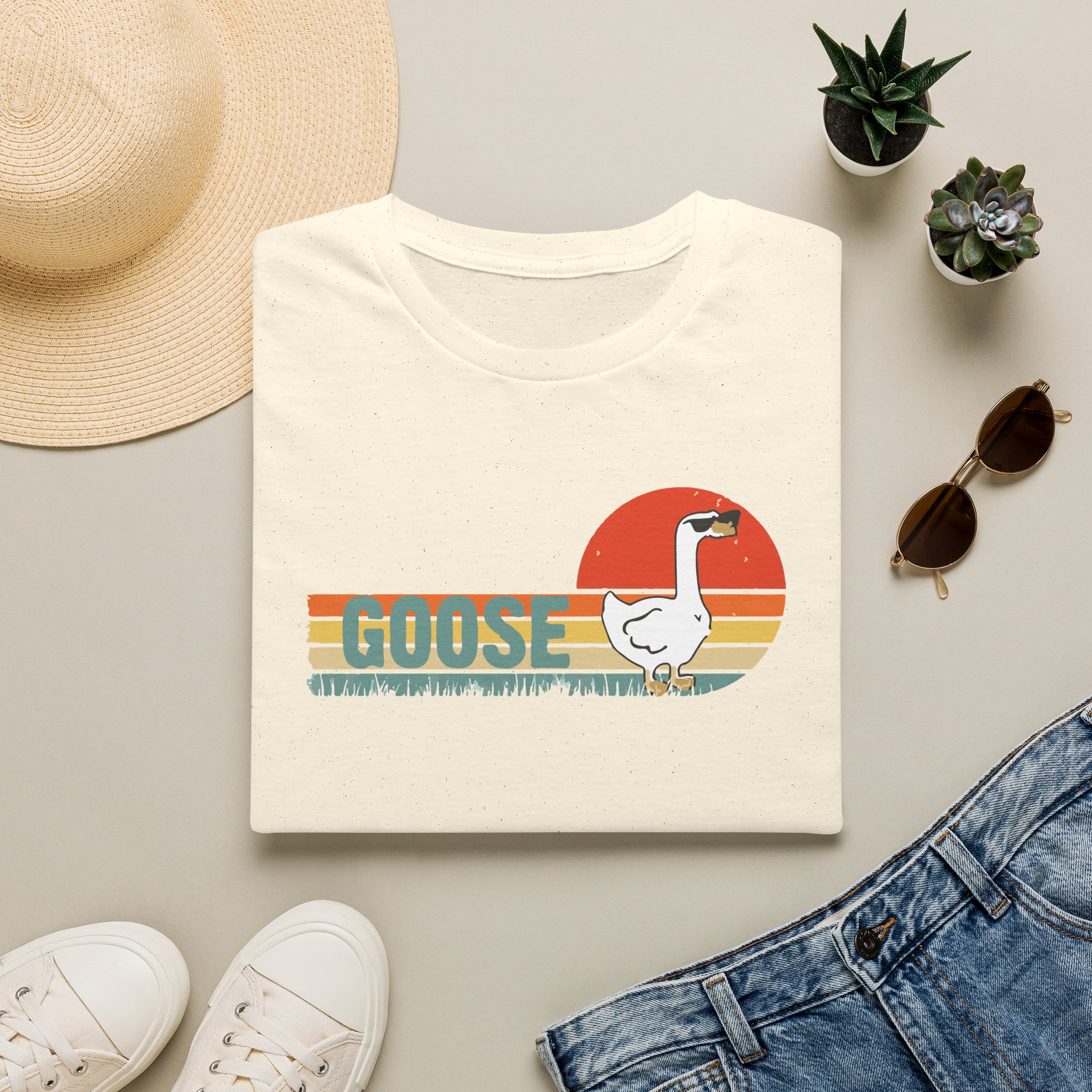 Goose Retro Lot Shirt Unisex Softstyle - Image 13