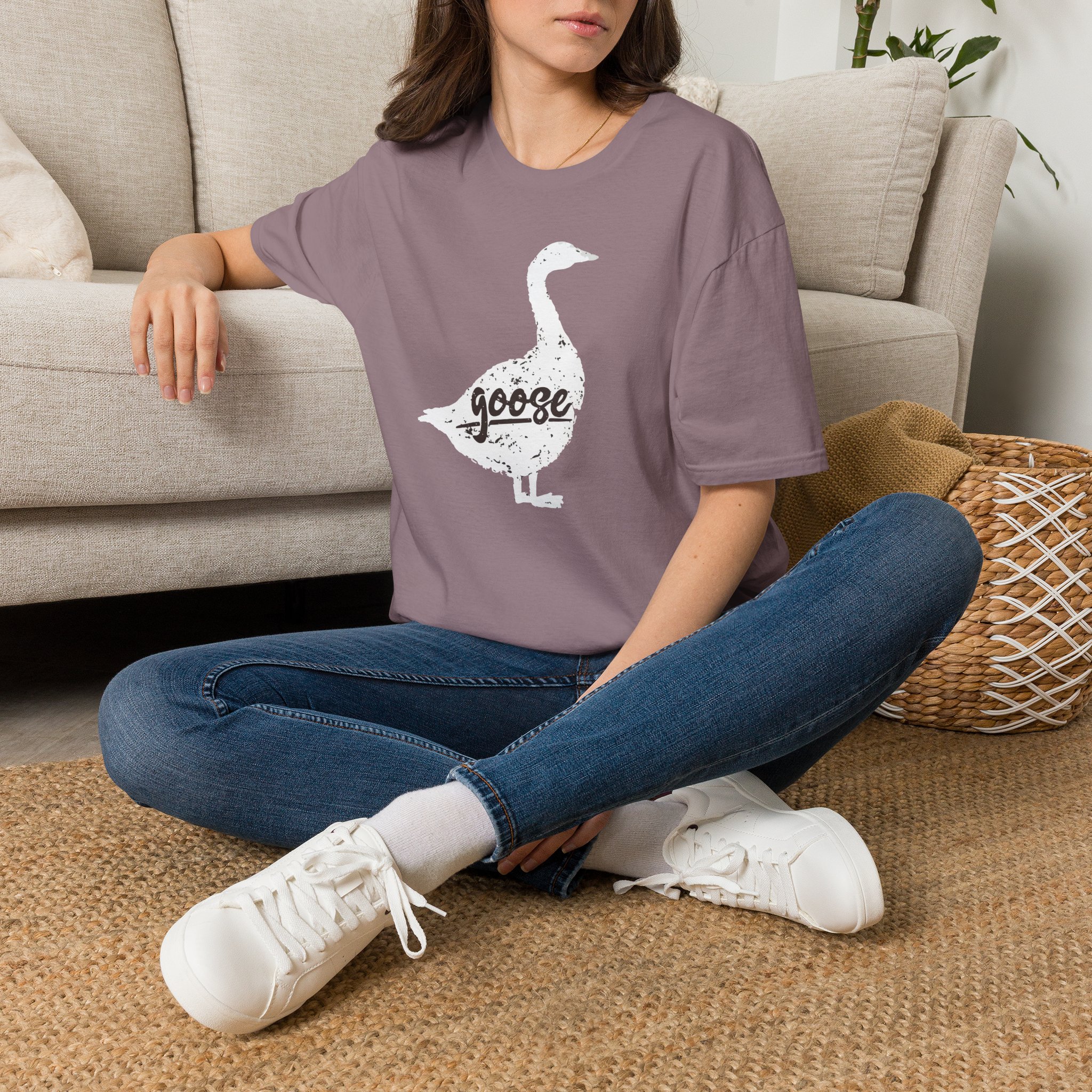 Goose White Goose Lot Shirt Unisex Softstyle - Image 54