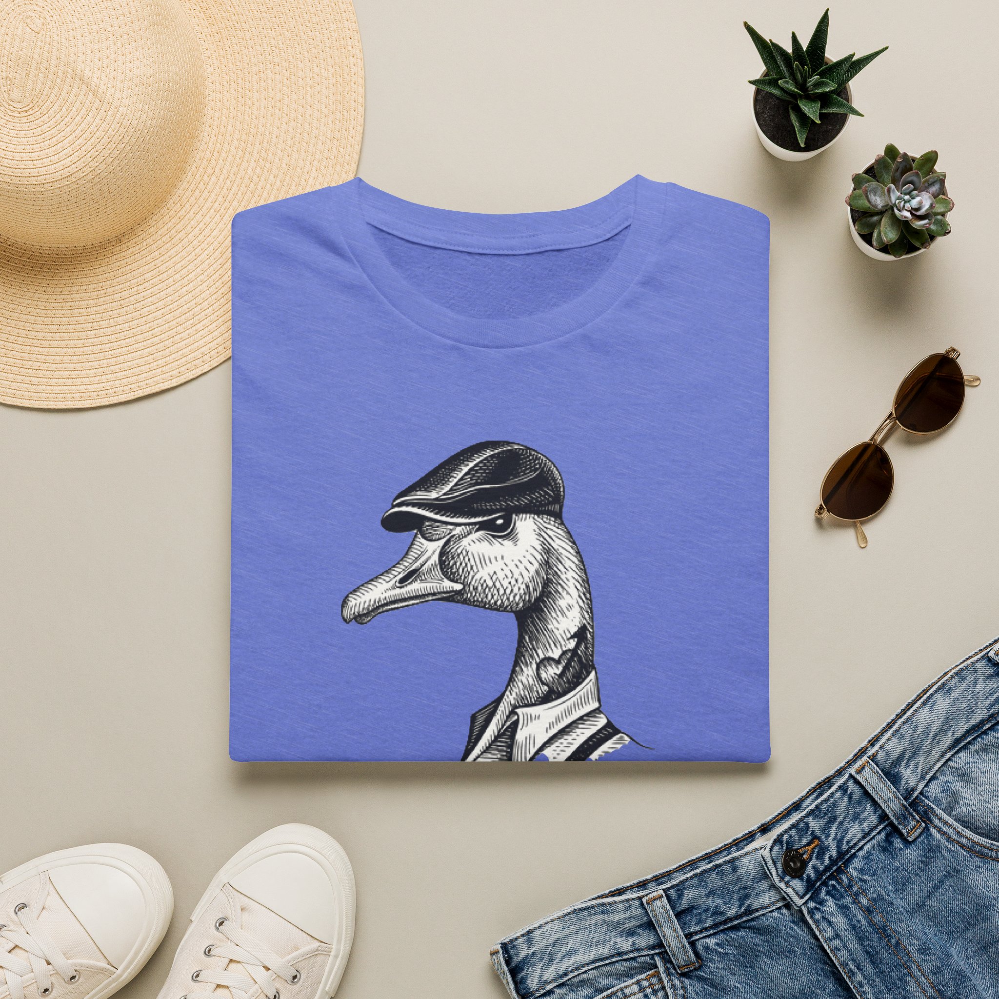 Goose Family Lot Shirt Unisex Softstyle - Image 37