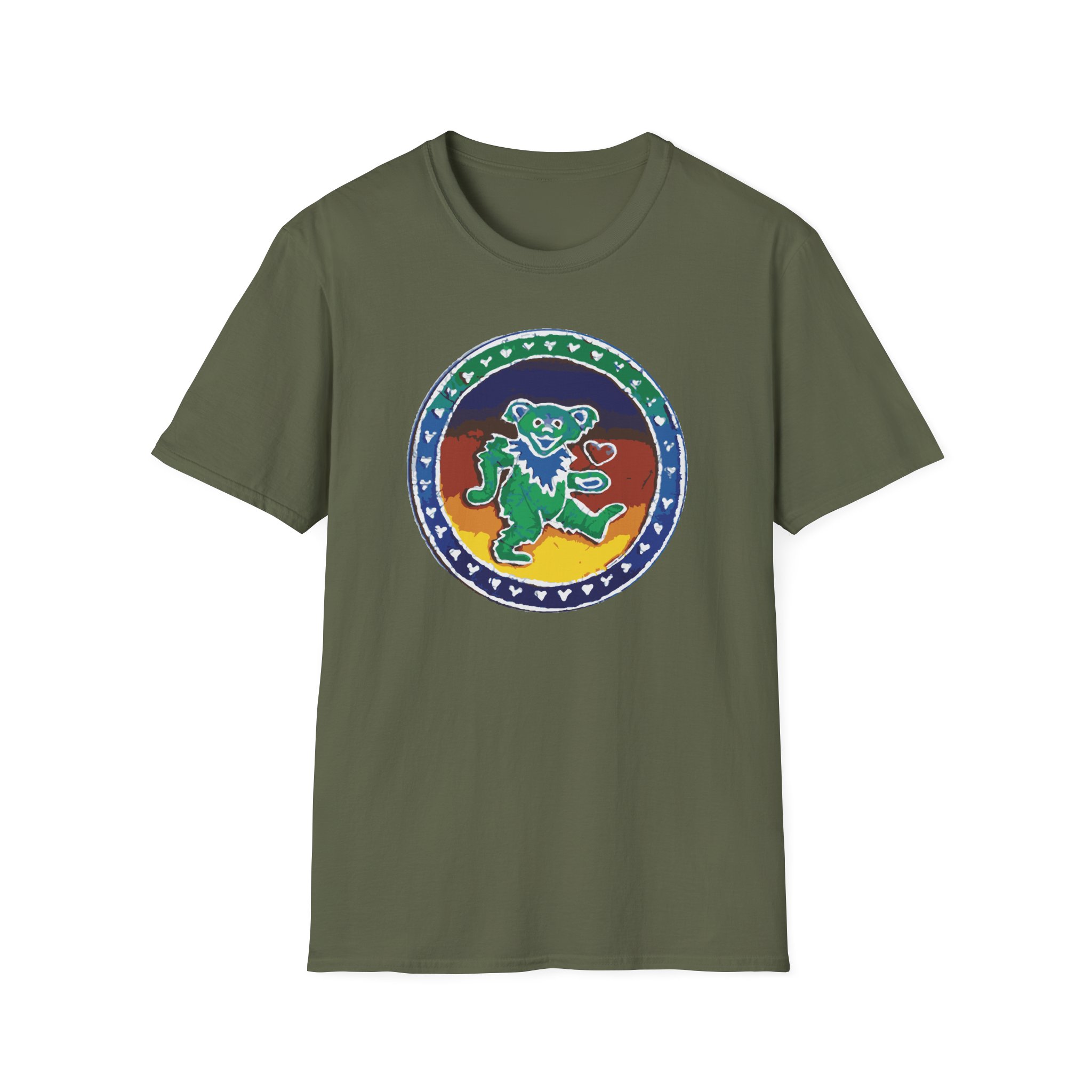 Grateful Dead Dancing Bear Lot Shirt Unisex Softstyle T-Shirt - Image 17