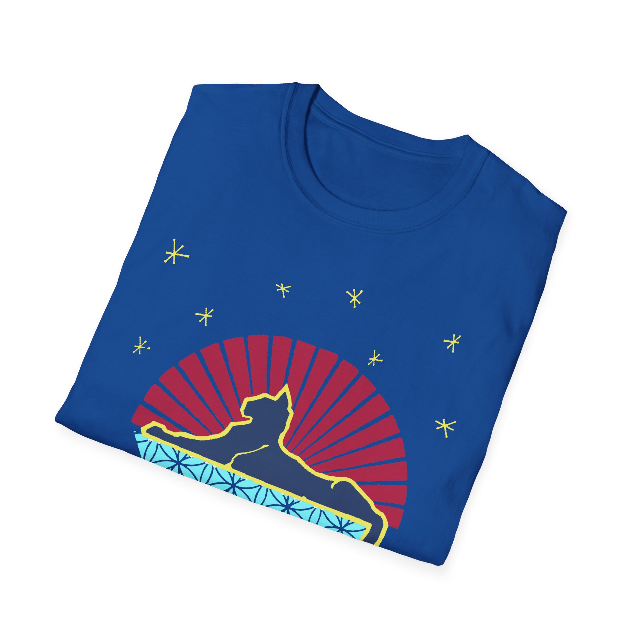 Grateful Dead Cat Under Stars Lot Shirt Unisex Softstyle T-Shirt - Image 32