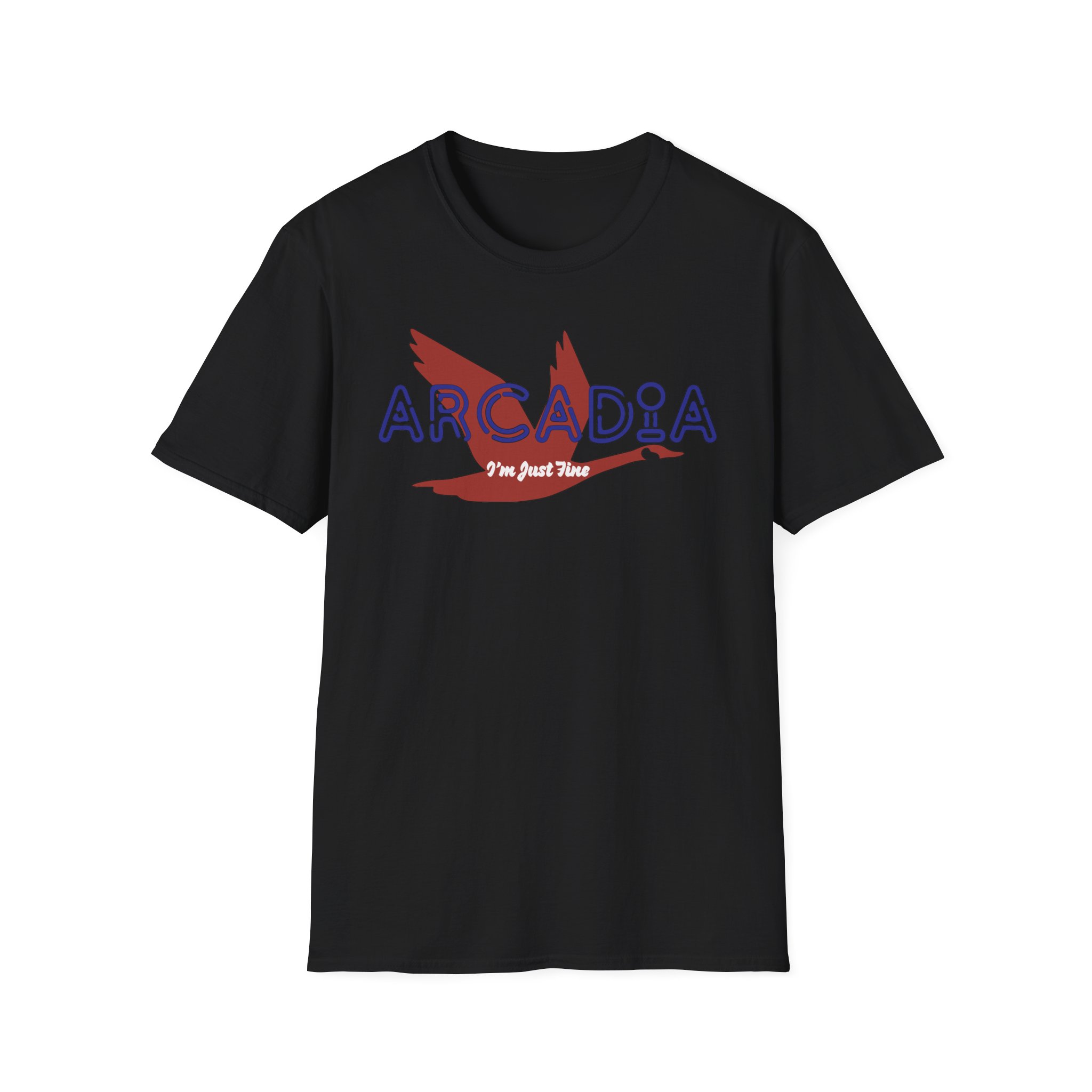 Goose Arcadia I'm Just Fine Lot Shirt Unisex Softstyle - Image 7