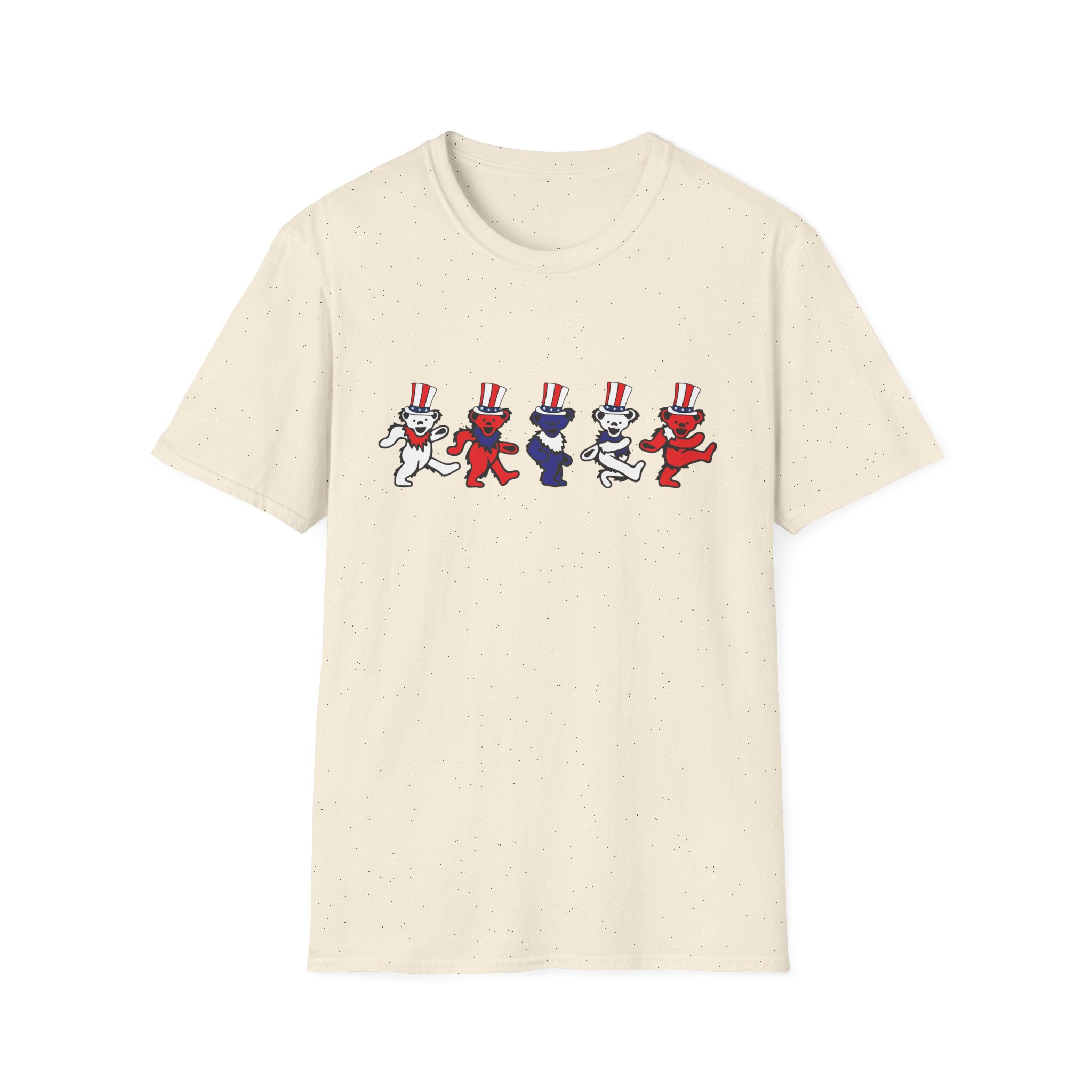 Grateful Dead Patriotic Dancing Bears Lot Shirt (Unisex, Softstyle) - Image 7
