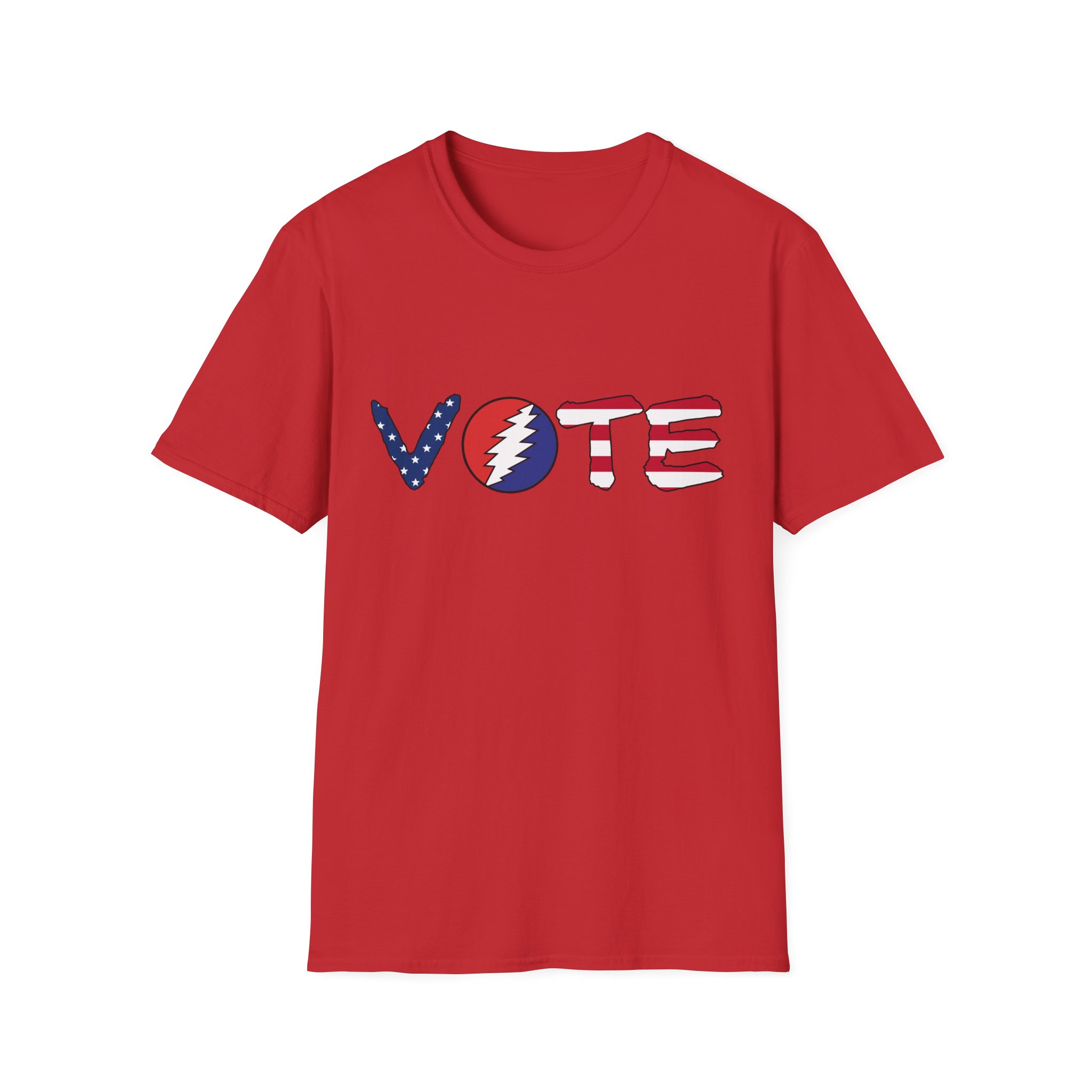 Grateful Dead Vote Lot Shirt Flag Unisex Softstyle - Image 59