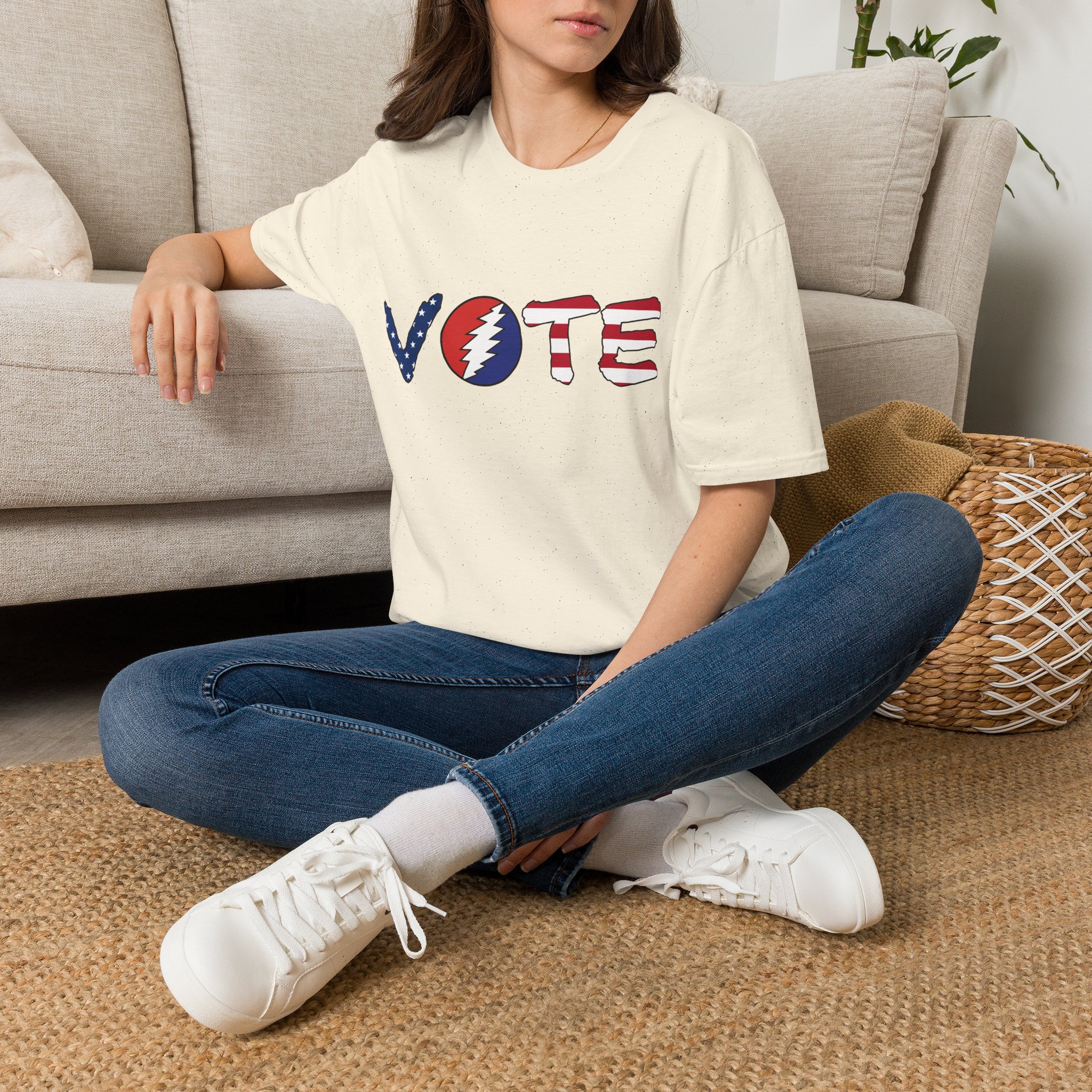 Grateful Dead Vote Lot Shirt Flag Unisex Softstyle - Image 14