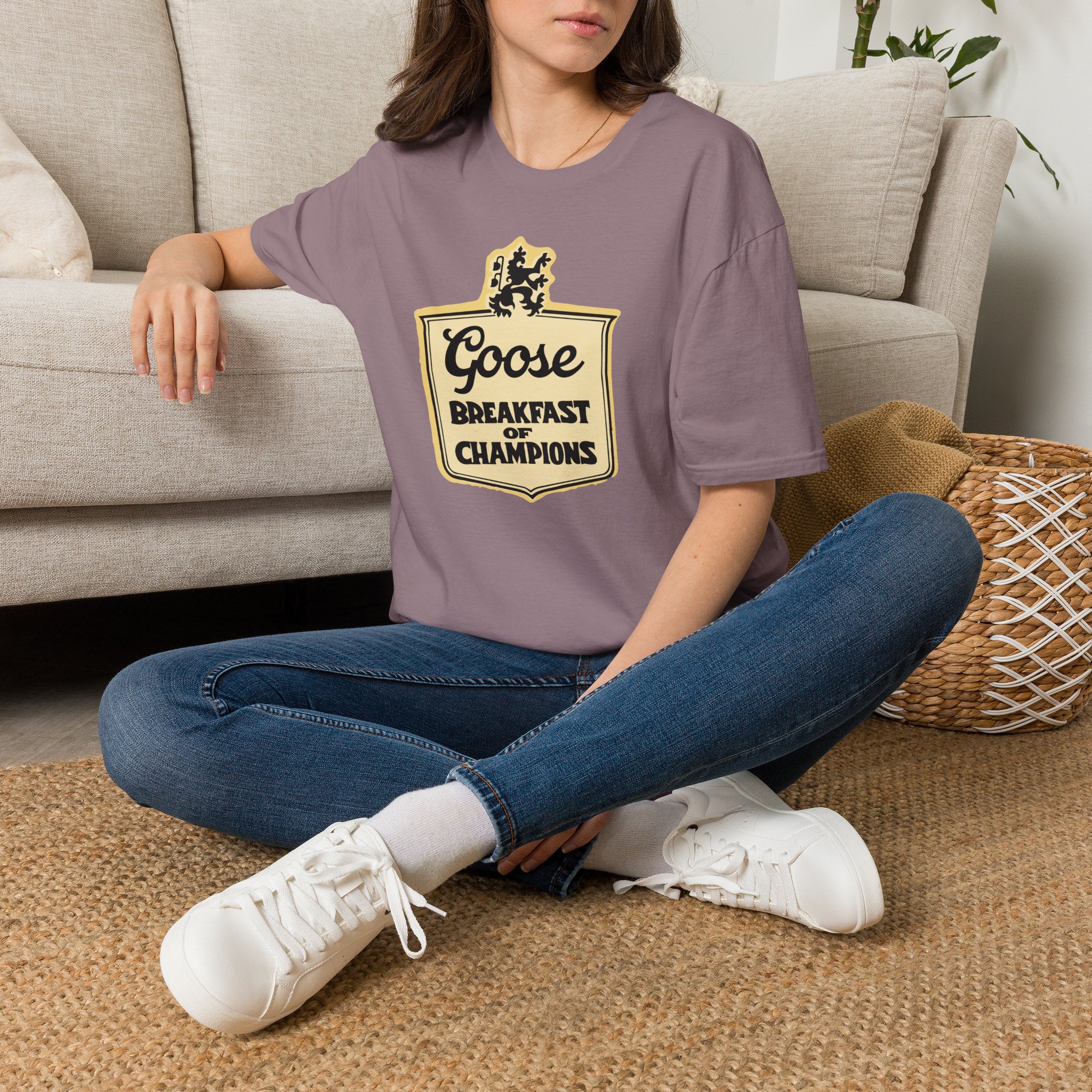 Goose Breakfast of Champions Lot Shirt Unisex Softstyle - Image 54