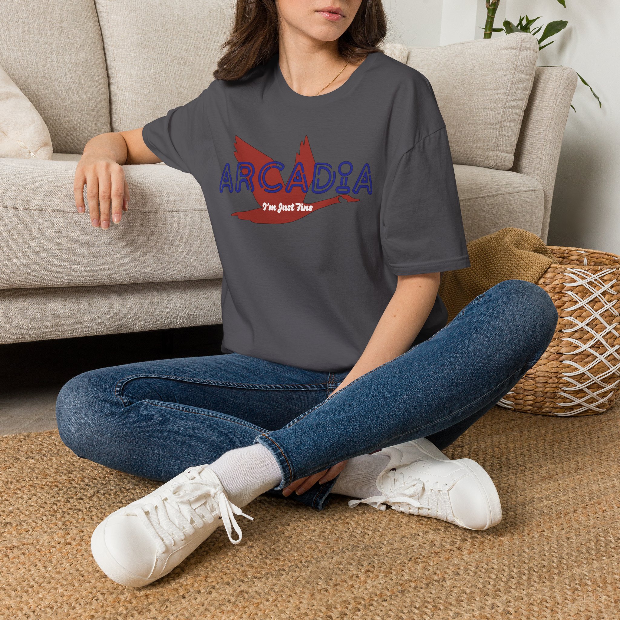 Goose Arcadia I'm Just Fine Lot Shirt Unisex Softstyle - Image 30