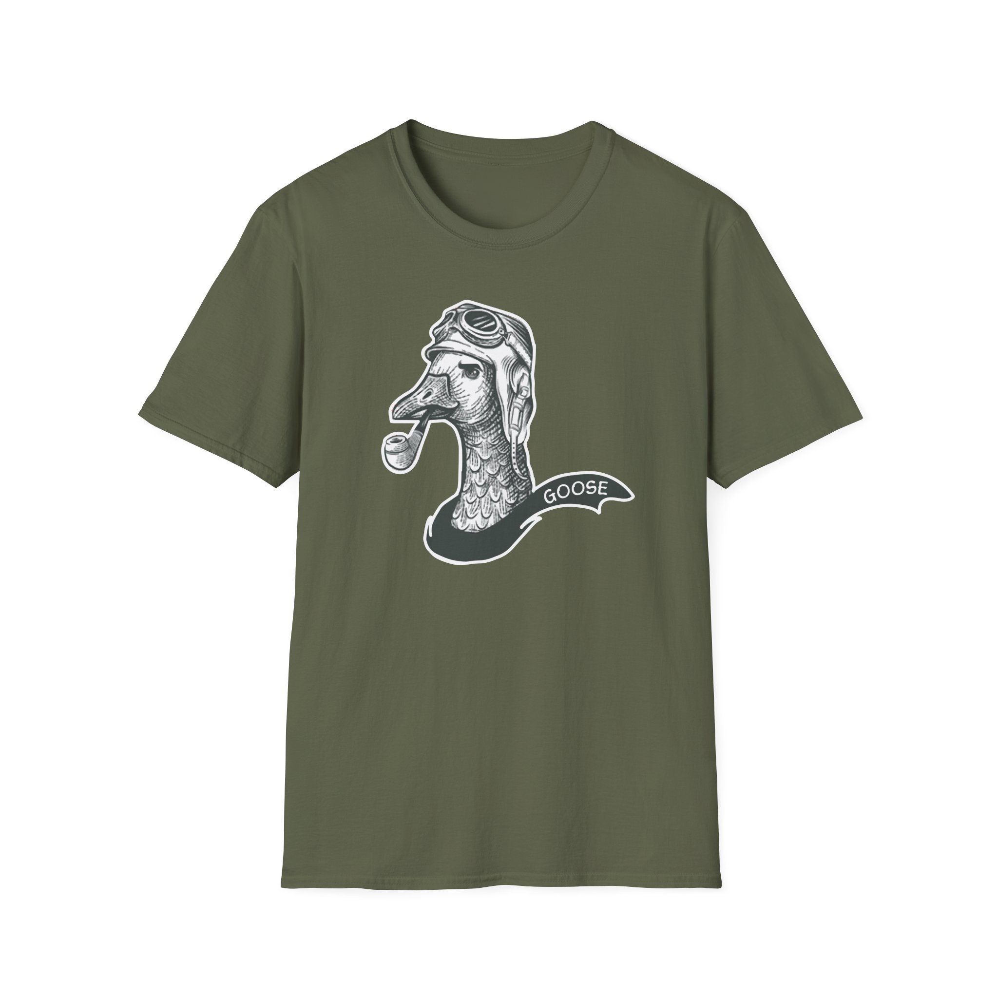 Goose Pilot Lot Shirt Unisex Softstyle - Image 23