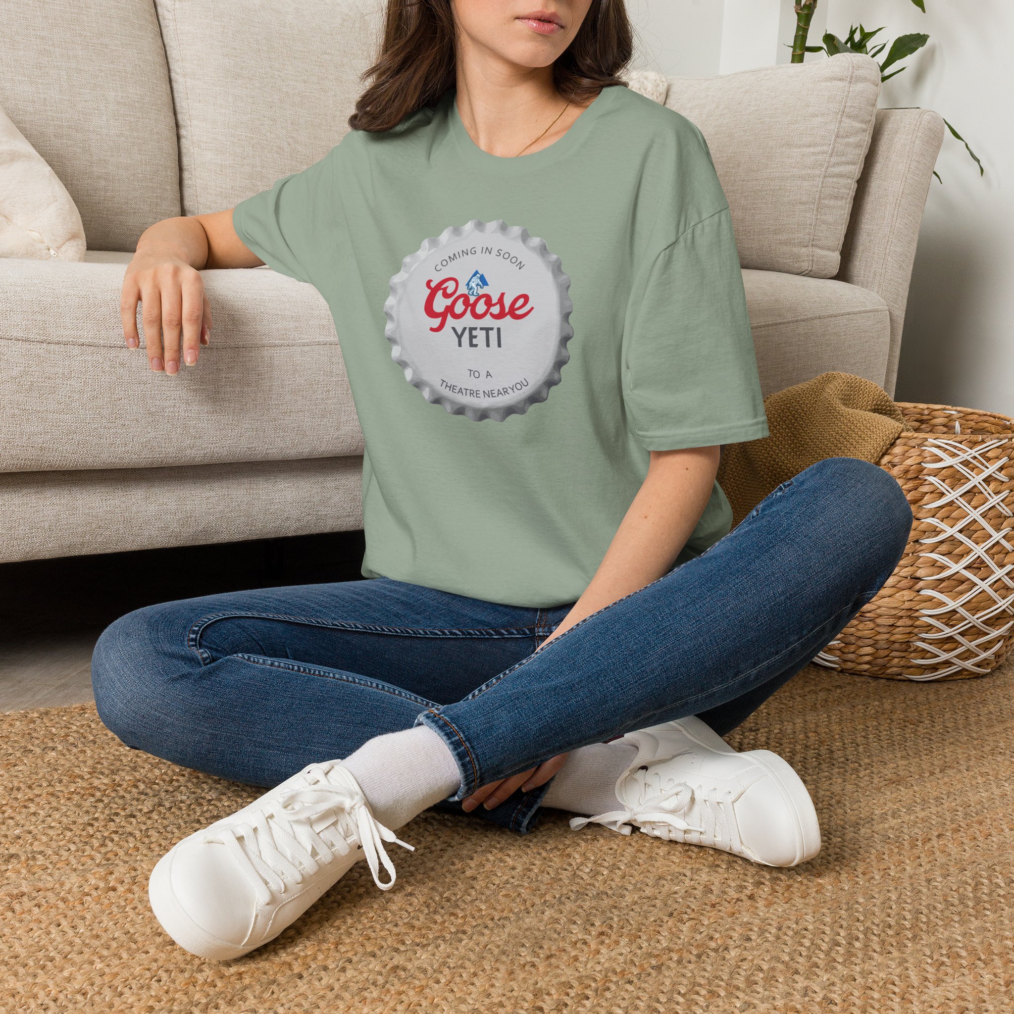 Goose Yeti Bottlecap Lot Shirt Unisex Softstyle - Image 14
