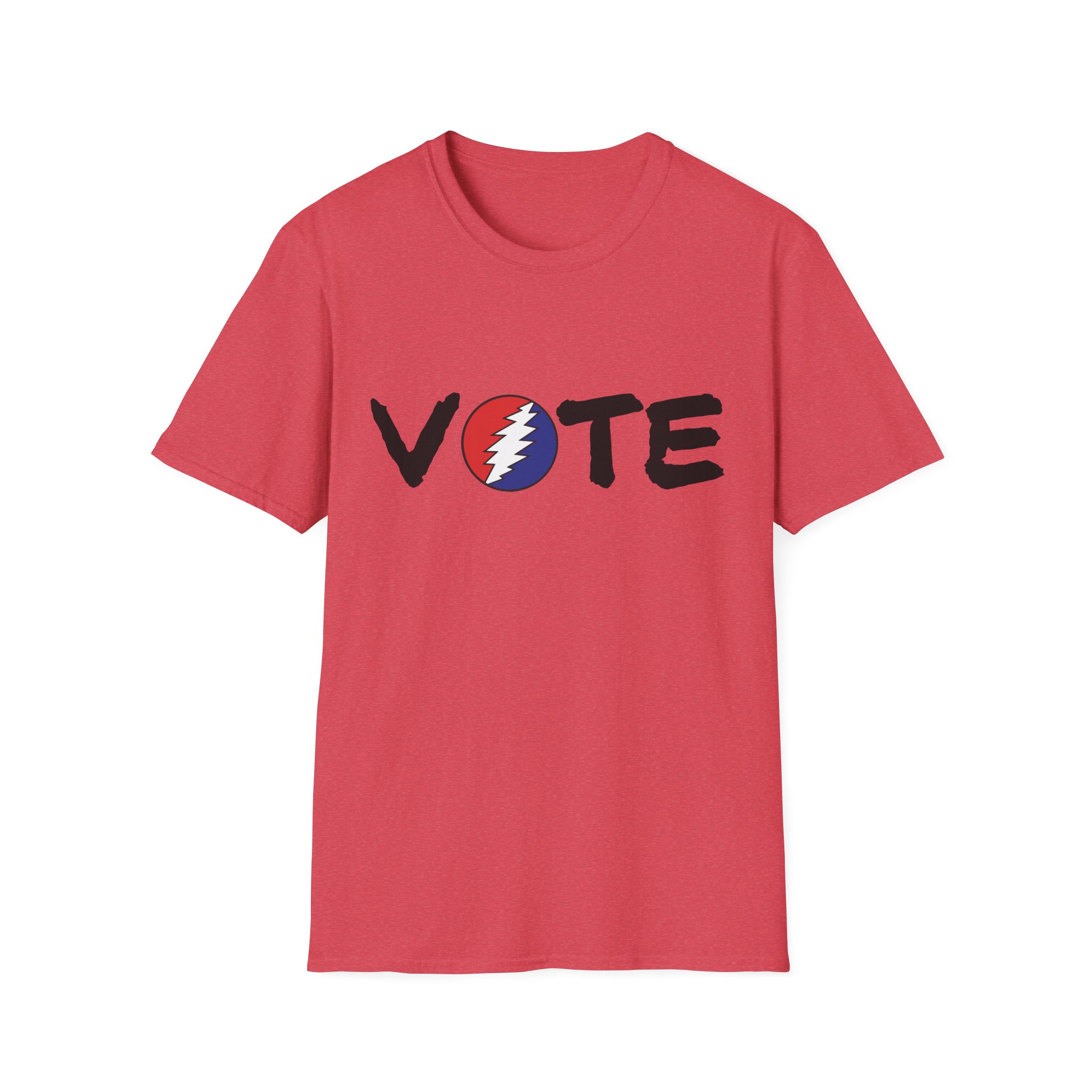 Grateful Dead Vote Lot Shirt Black Unisex Softstyle - Image 35