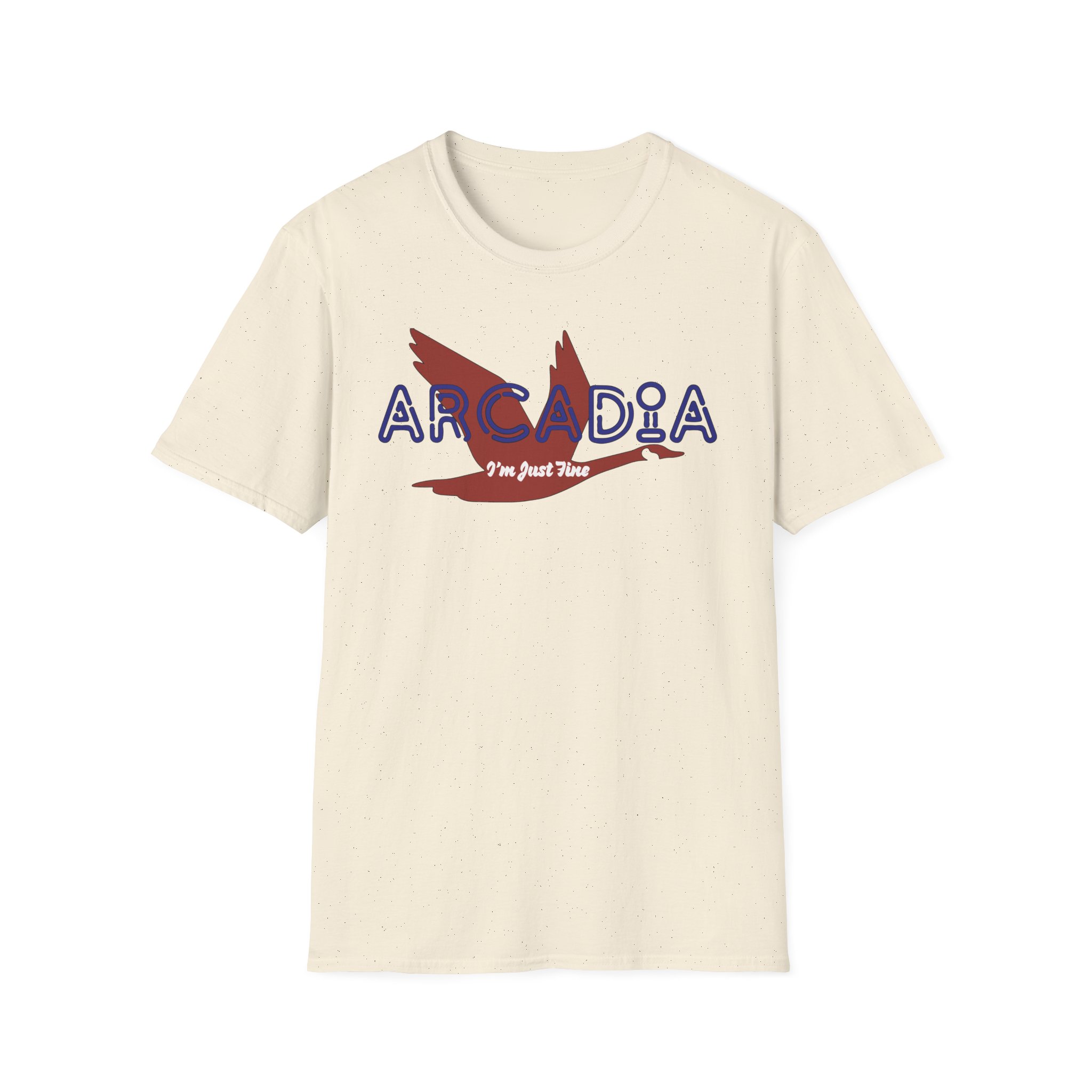 Goose Arcadia I'm Just Fine Lot Shirt Unisex Softstyle - Image 15