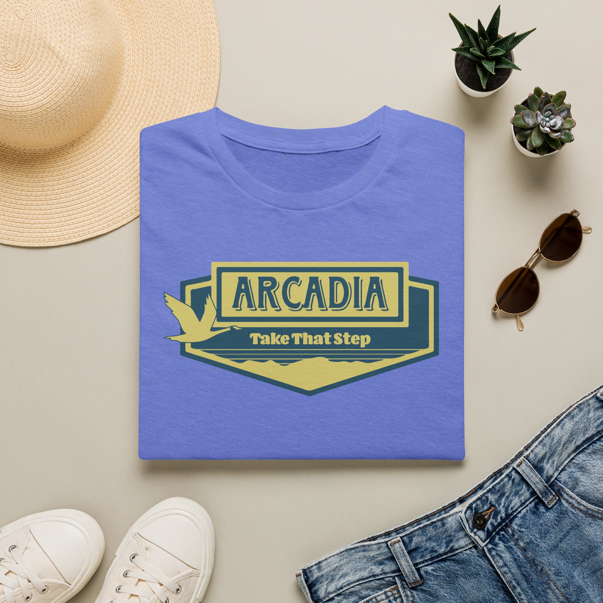 Goose Arcadia Take That Step Lot Shirt Unisex Softstyle - Image 29