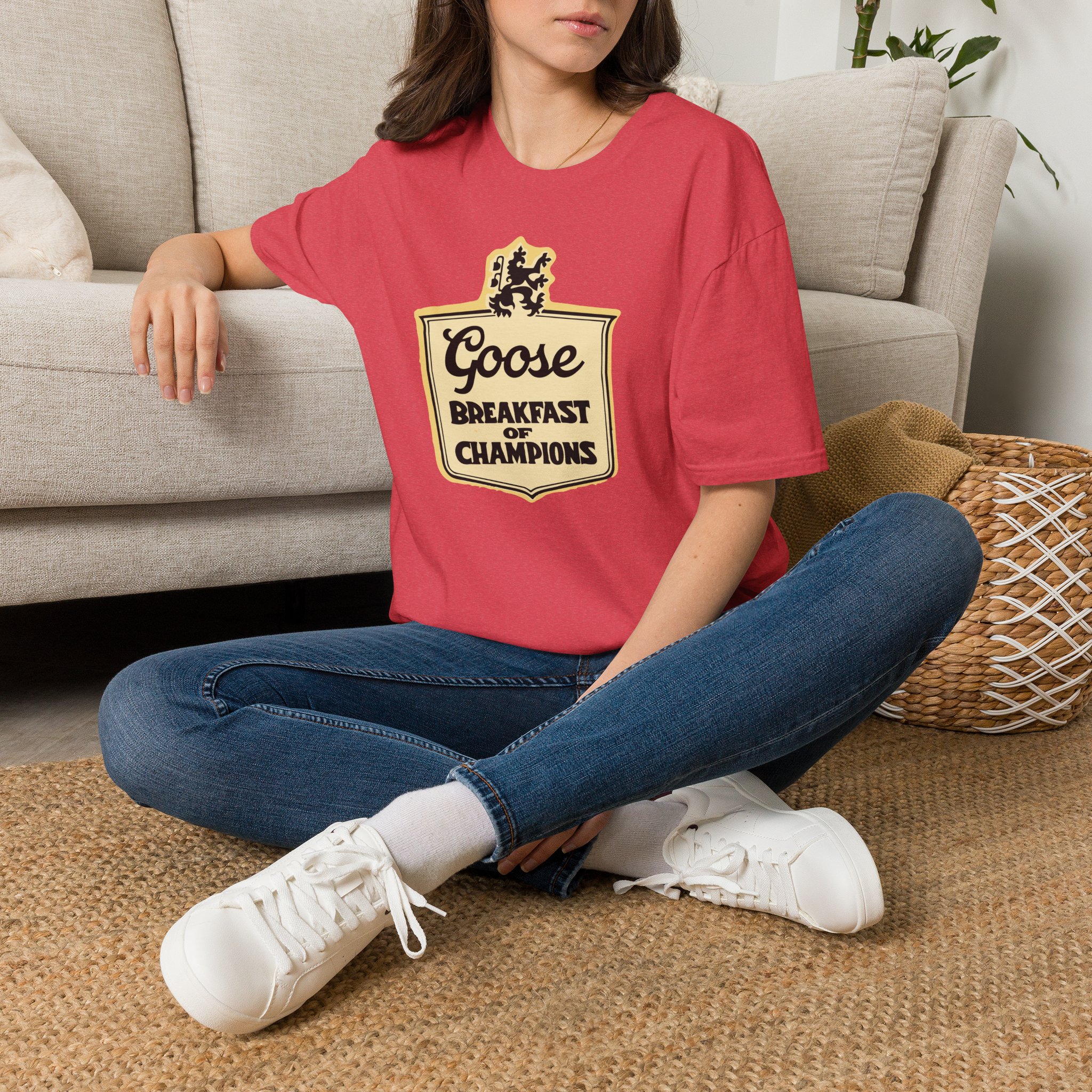 Goose Breakfast of Champions Lot Shirt Unisex Softstyle - Image 58
