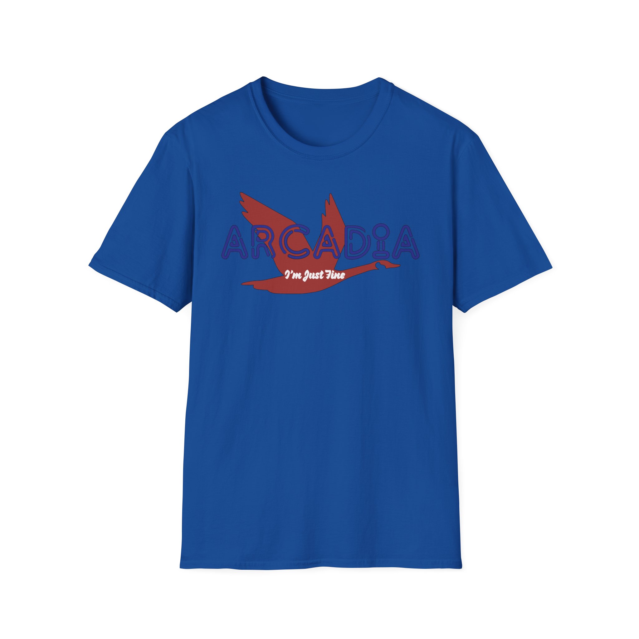 Goose Arcadia I'm Just Fine Lot Shirt Unisex Softstyle - Image 35