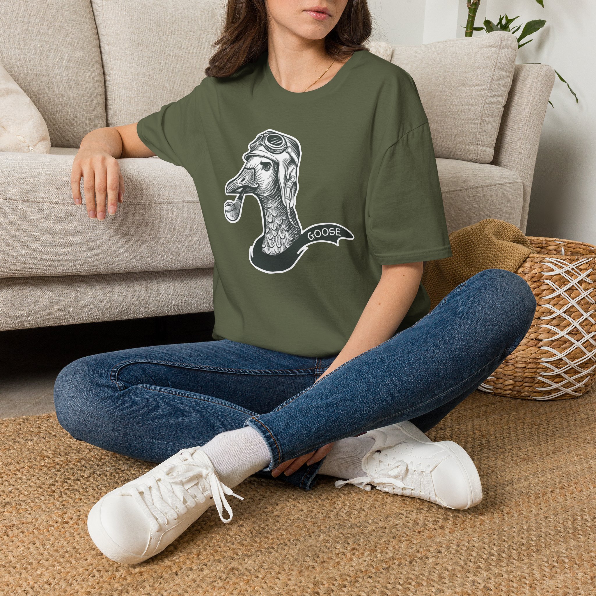 Goose Pilot Lot Shirt Unisex Softstyle - Image 22