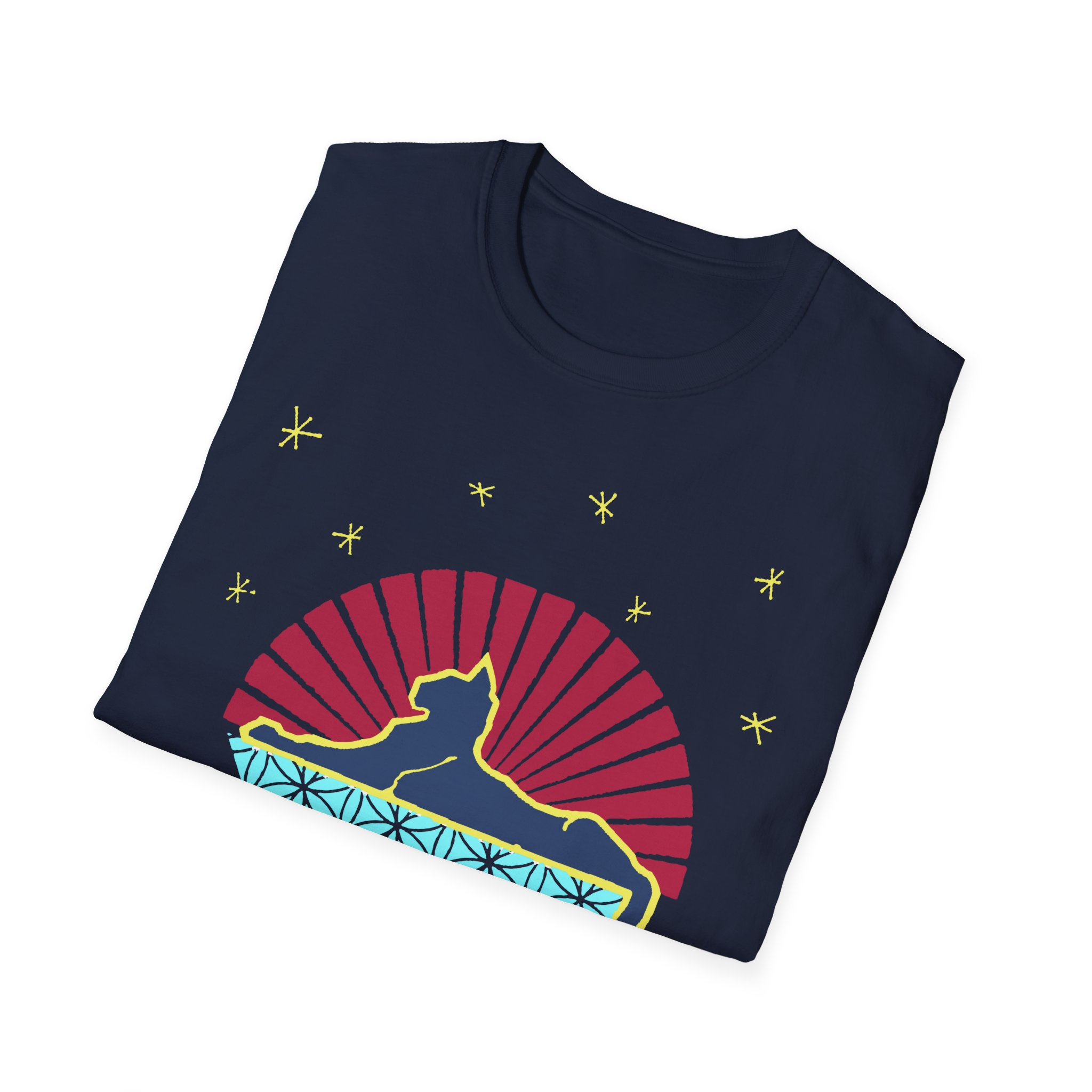 Grateful Dead Cat Under Stars Lot Shirt Unisex Softstyle T-Shirt - Image 36