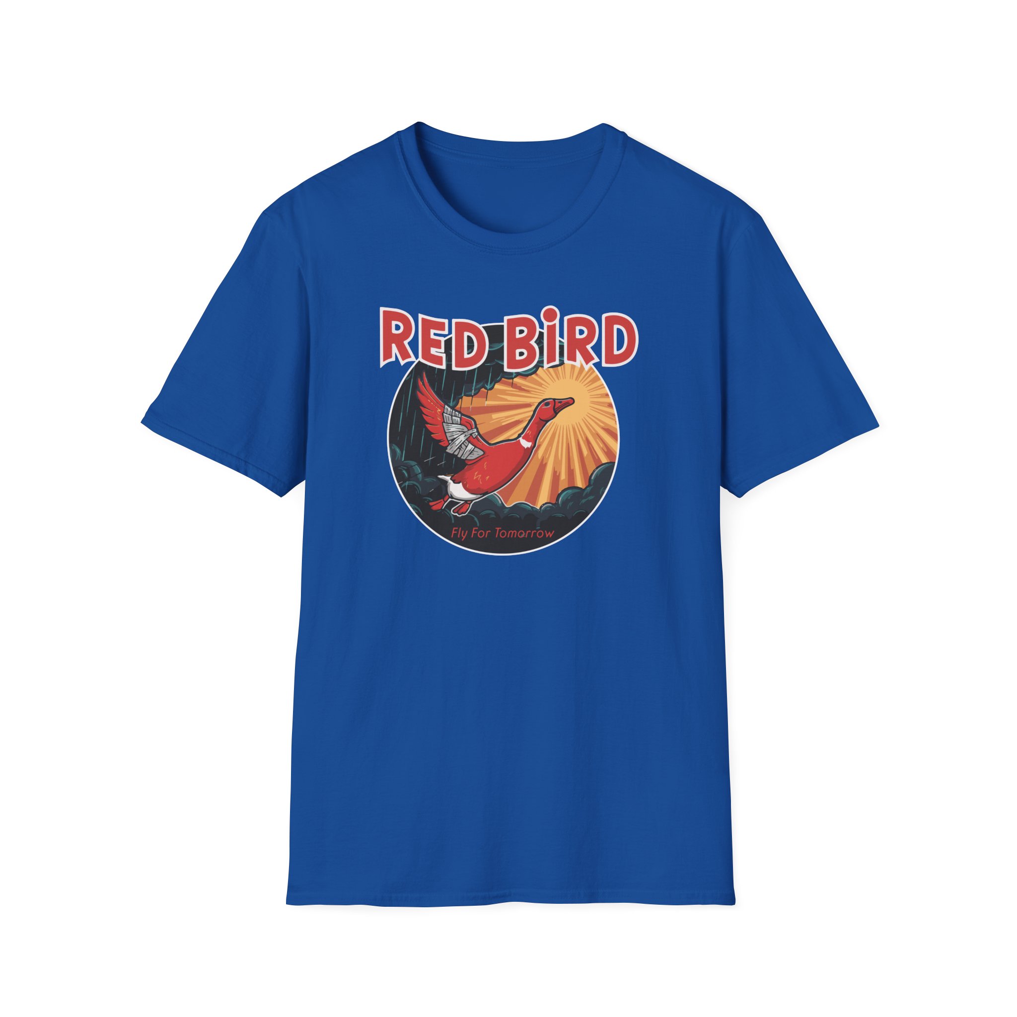 Goose Red Bird Lot Shirt Unisex Softstyle - Image 43
